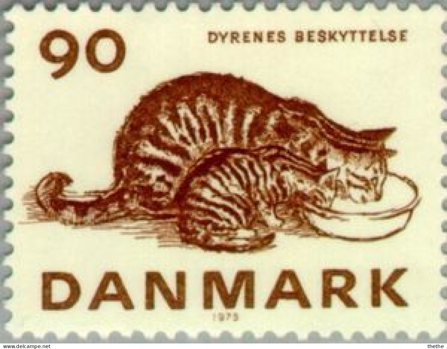 DANEMARK -  Chat Domestique (Felis Silvestris Catus) - Oblitérés