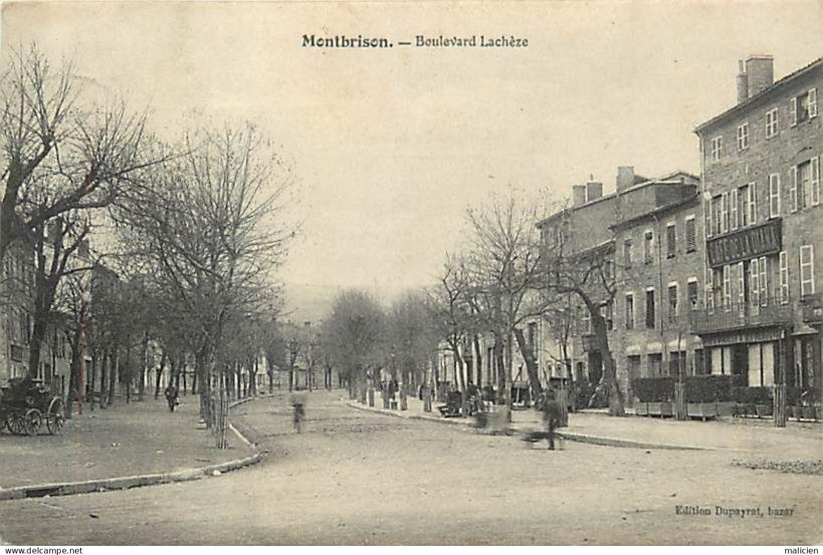 - Loire -ref-B562- Montbrison - Boulevard Lachèze - Café De La Diana - Cafés - - Montbrison