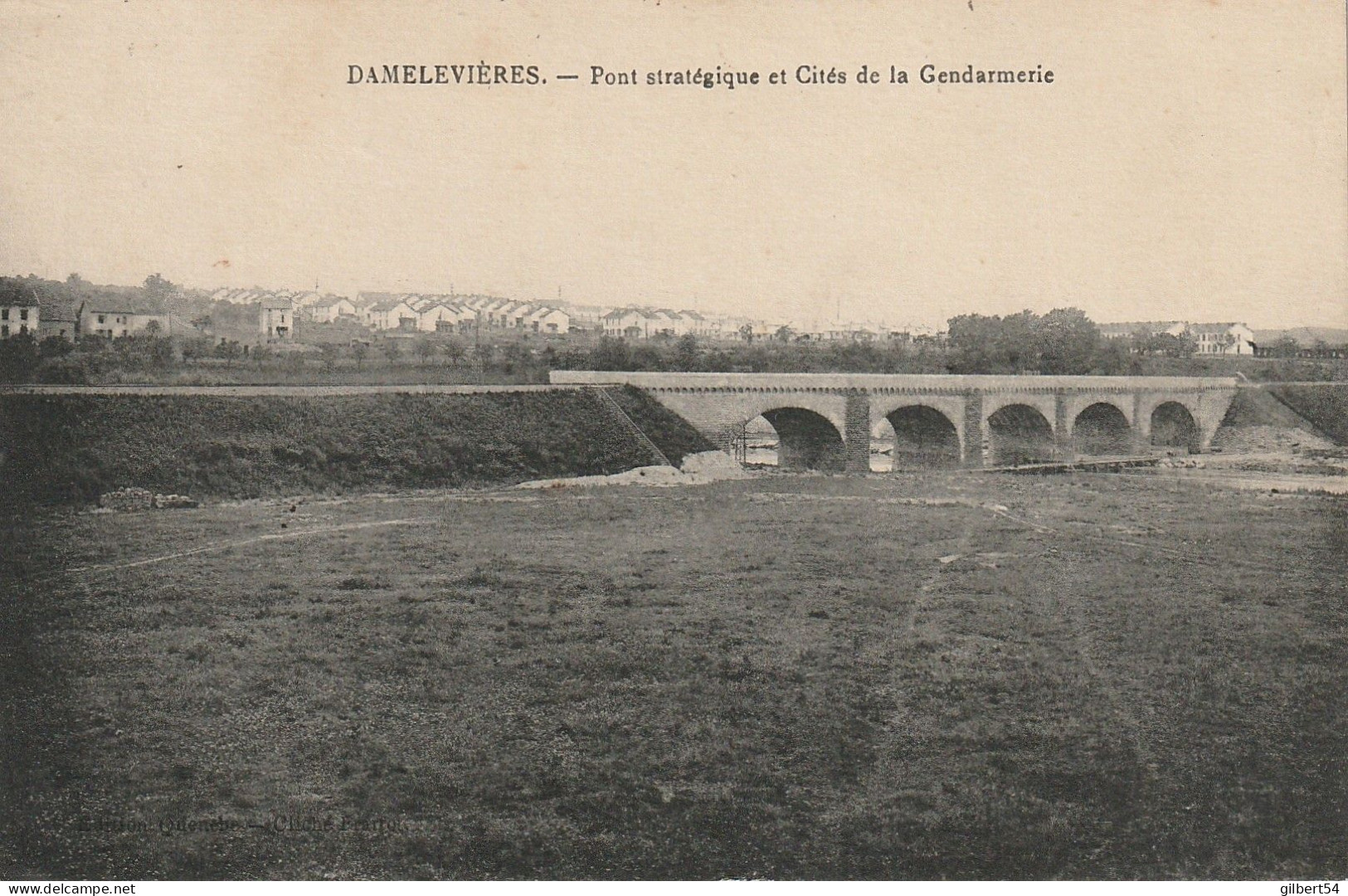 DAMELEVIERES -54- Pont Stratégique Et Cités De La Gendarmerie.(Blainville) - Autres & Non Classés