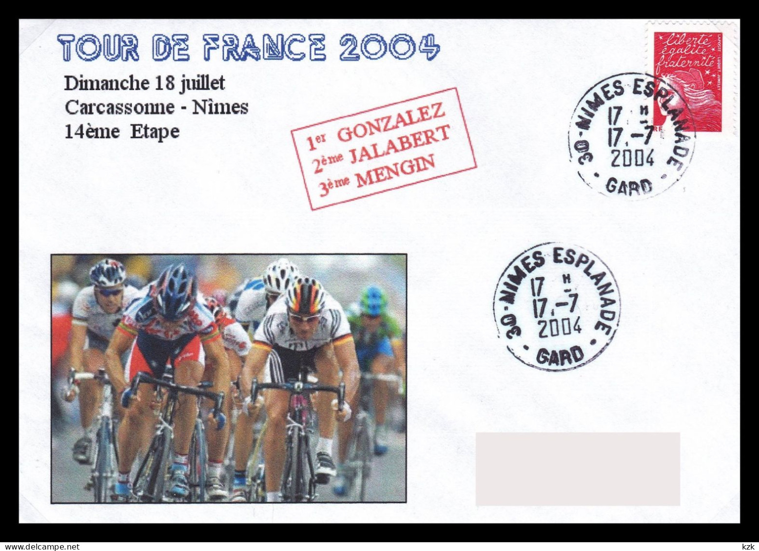 1 27	035	-	Tour De France 2004	-	14ème Etape	Nimes 17/07/2004 - Cyclisme