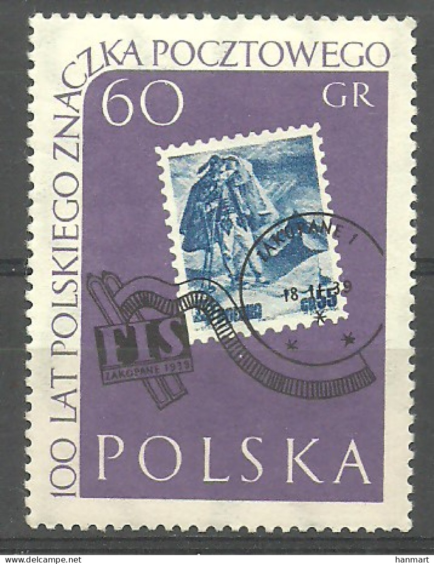 Poland 1960 Mi 1152 MNH  (LZE4 PLD1152) - Postzegels Op Postzegels