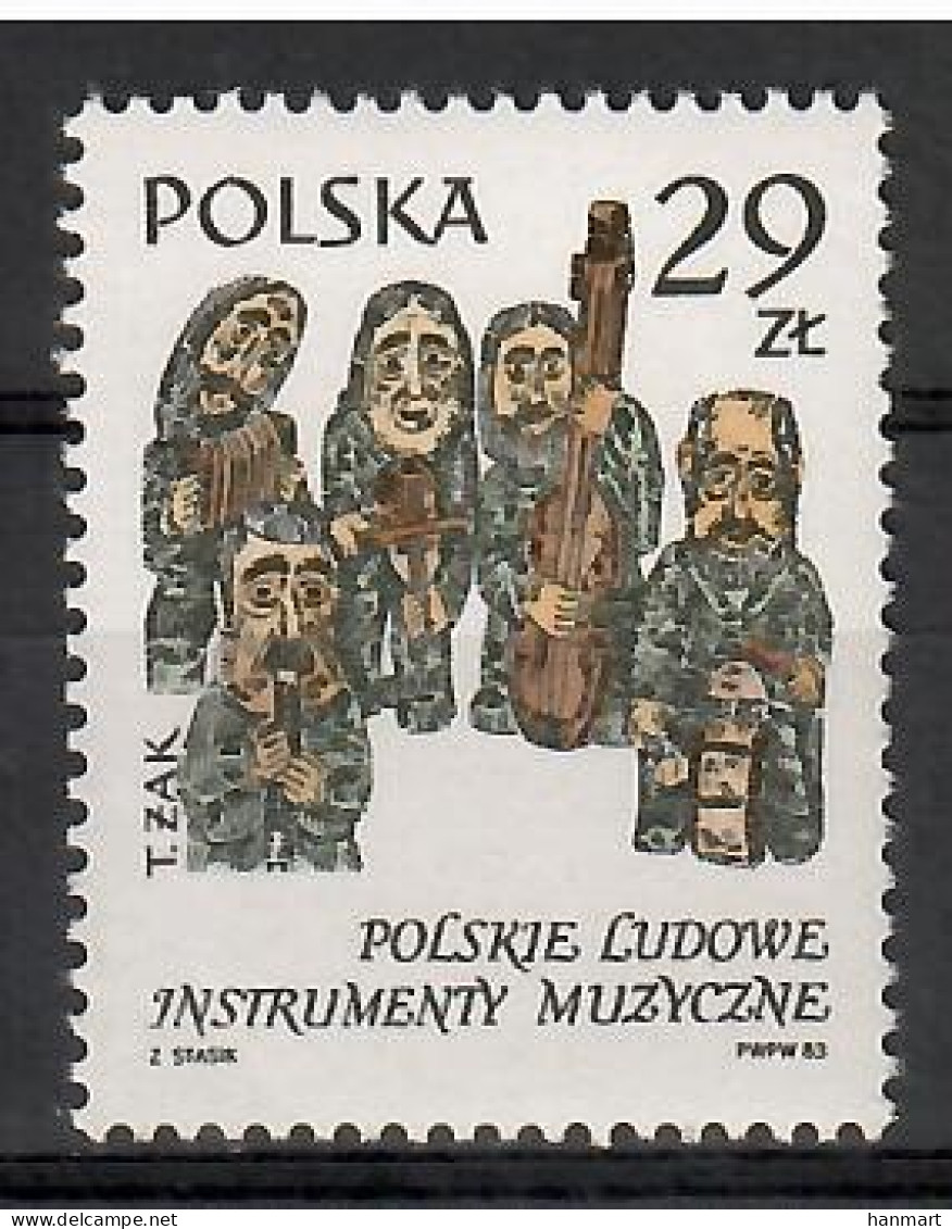Poland 1984 Mi 2904 MNH  (LZE4 PLD2904) - Musica