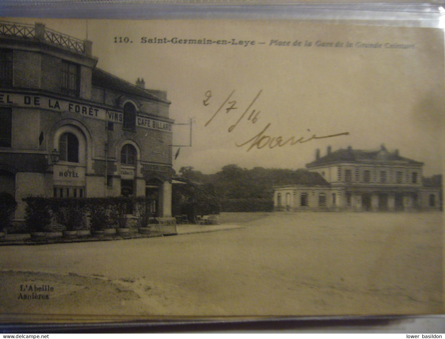 Place De La Gare   1916 - St. Germain En Laye