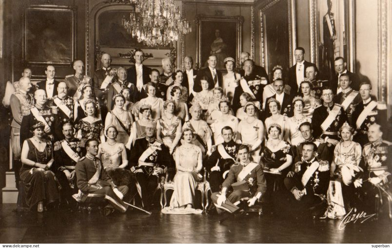 HOCHZEIT V. PRINZESSIN INGRID V. SCHWEDEN MIT KRONPRINZ FREDERIK V. DANEMARK - 24 MAI 1935 (am342) - Royal Families