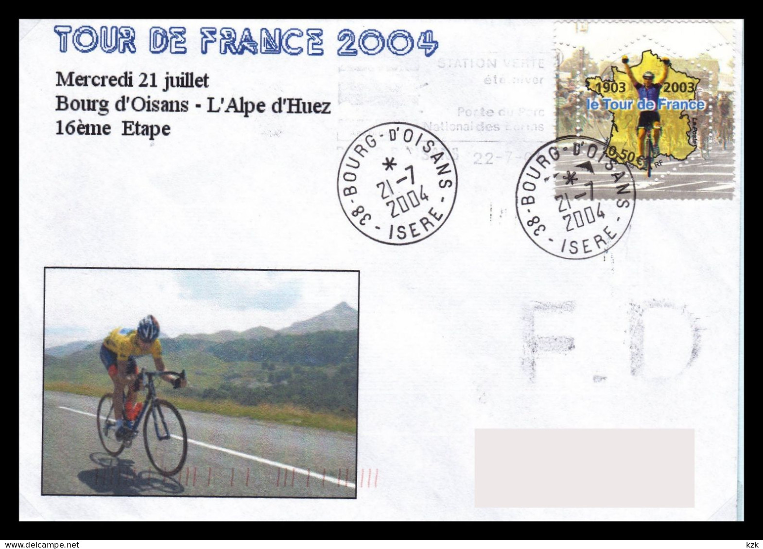 1 27	038	-	Tour De France 2004	-	16ème Etape	Alpe D'Huez 21/07/2004 - Ciclismo