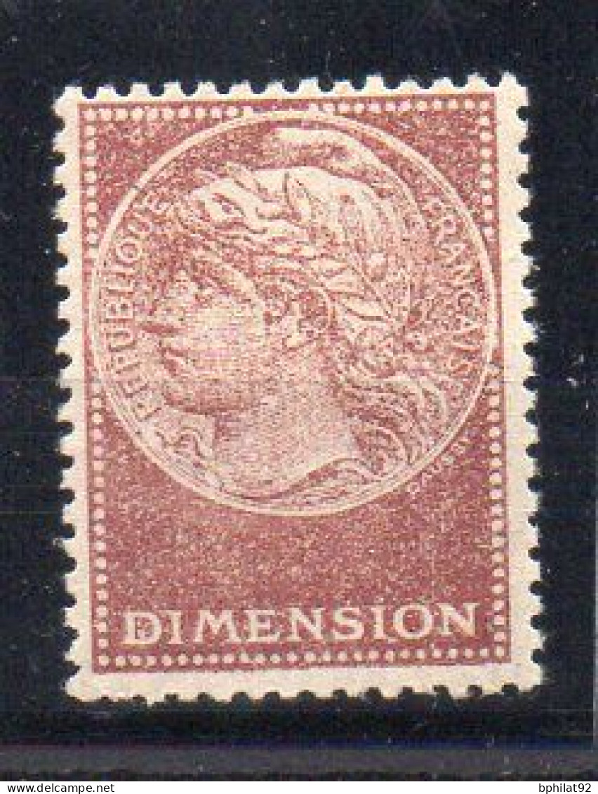!!! FISCAL, DIMENSION N°80a ** SIGNE CALVES - Stamps