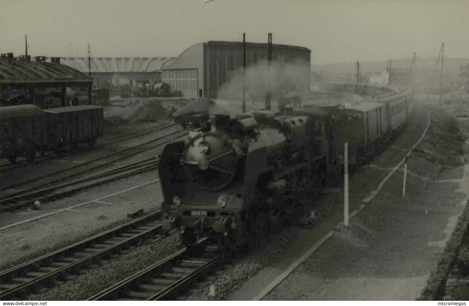 Virage Est Dépôt Creil - Photo G. F. Fenino, 1952 - Eisenbahnen