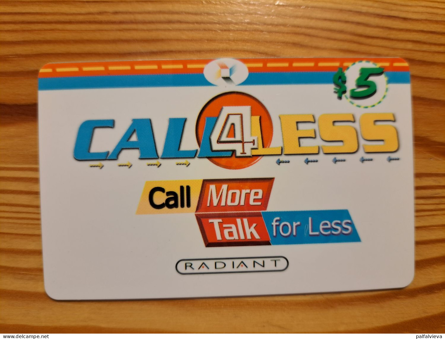 Prepaid Phonecard USA, Radiant, Call 4 Less - Andere & Zonder Classificatie
