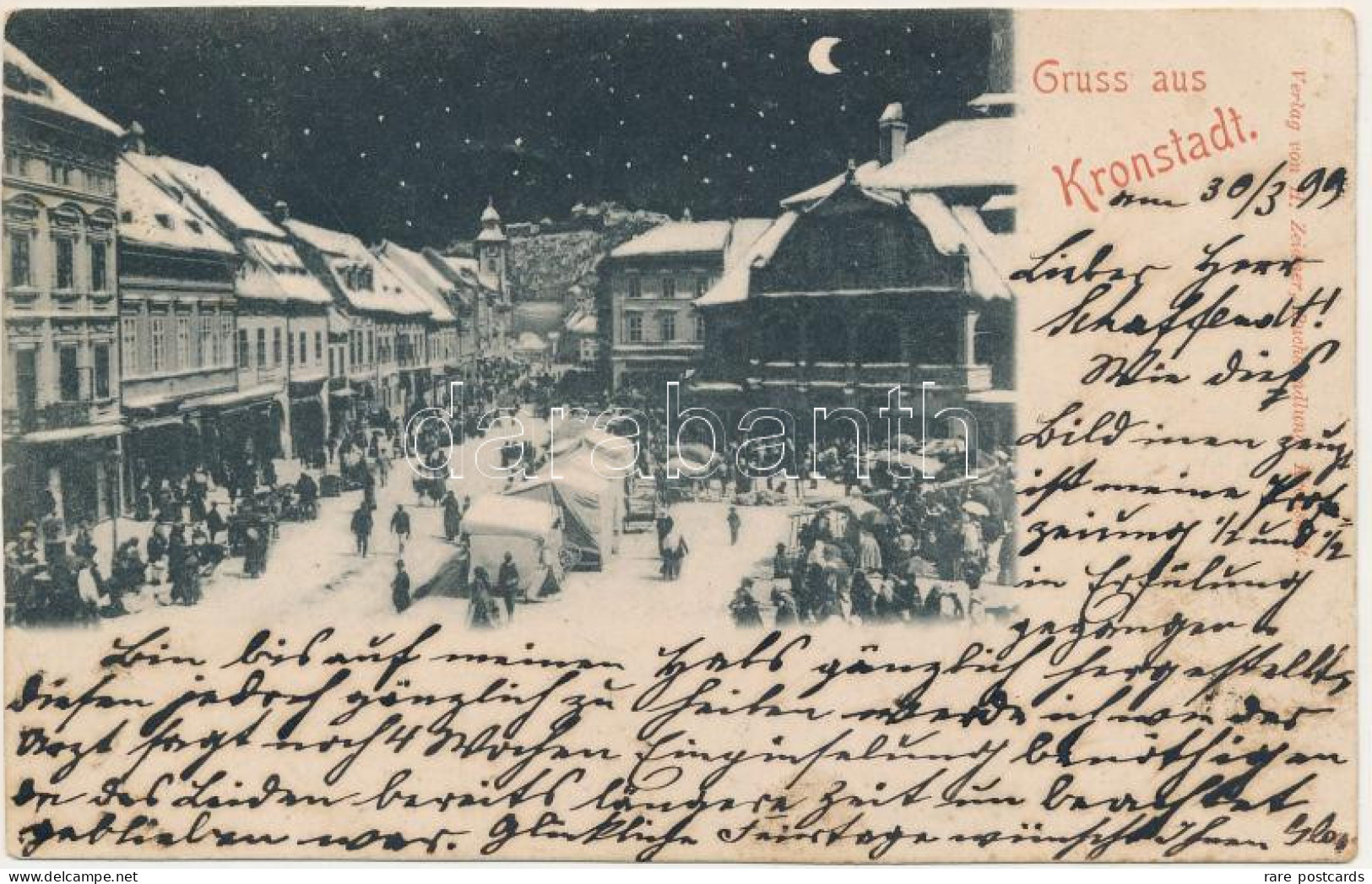 Brasov 1899 - Winter Art - Rumänien