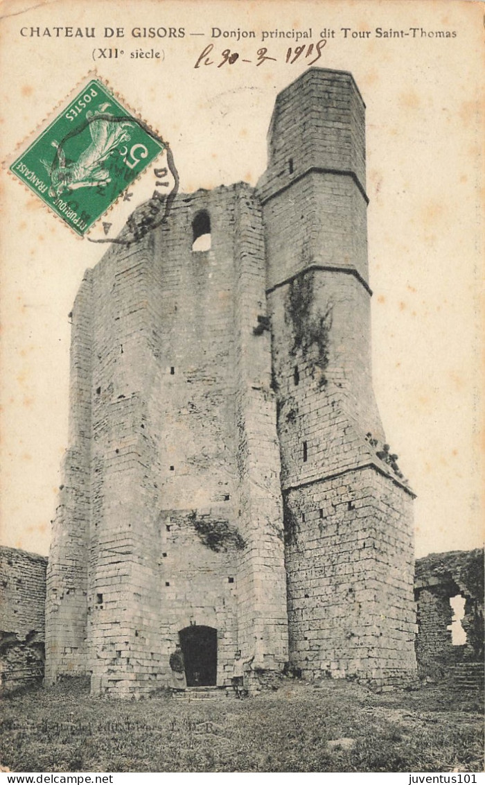 CPA Château De Gisors-Donjon Principal-Timbre-En L'état     L2868 - Gisors