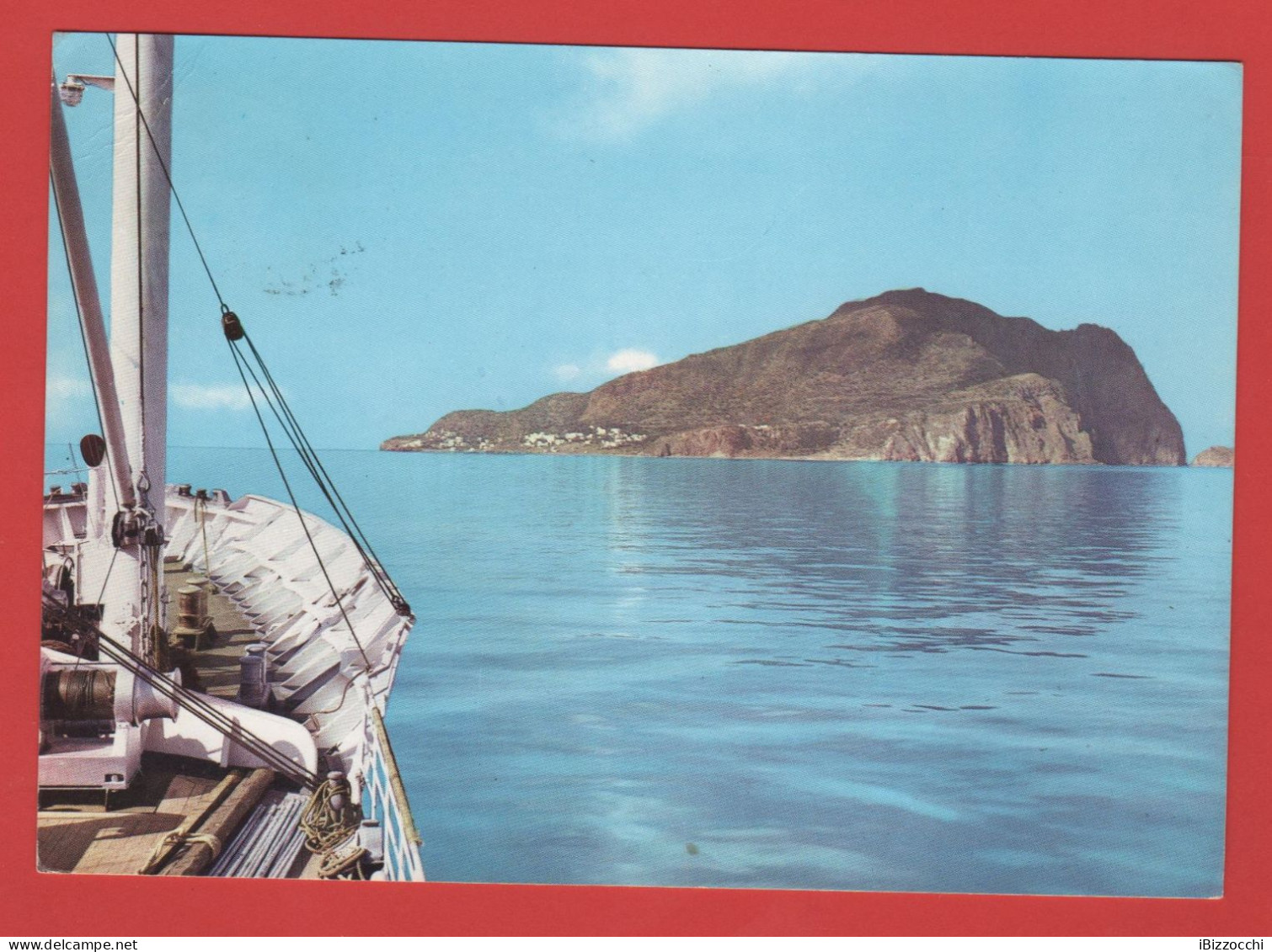 ITALIA - Storia Postale Repubblica - 1958 -  15 Antica Moneta Siracusana - Cartolina Dell'Isola Di Panarea  - Viaggiata - 1946-60: Marcophilie