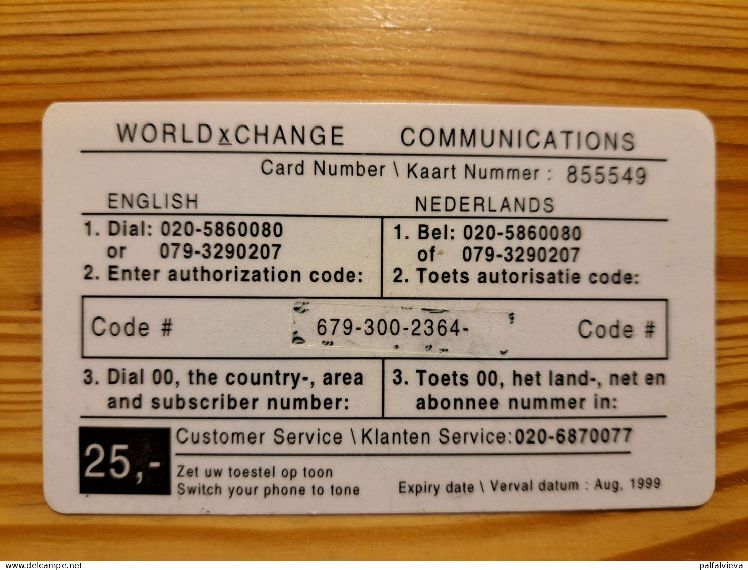 Prepaid Phonecard Netherlands, World X Change, Bel Buster - [3] Sim Cards, Prepaid & Refills