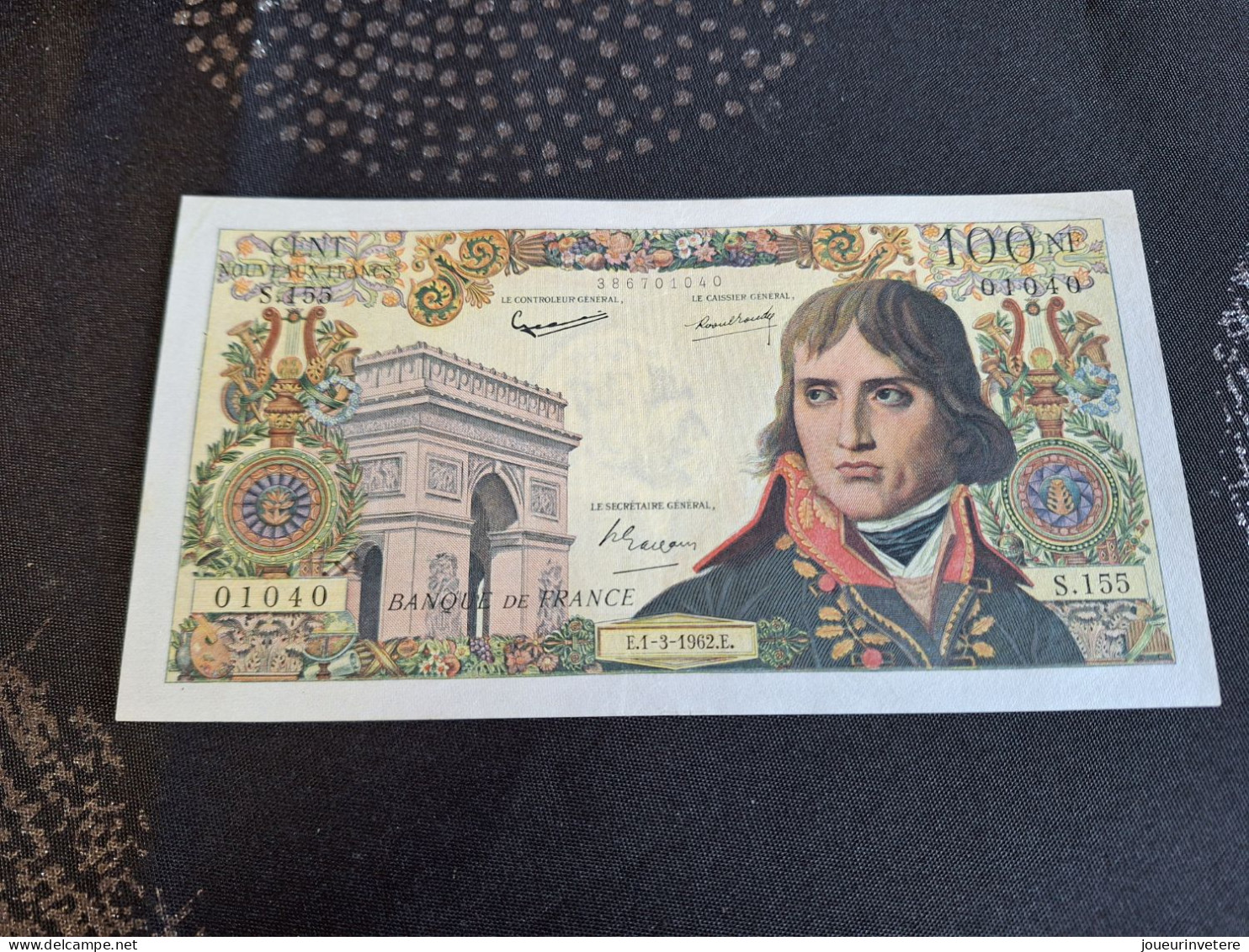 Billet 100 Nouveau Franc Bonaparte 1962 Spl Avec Certificat D'authenticité - Andere - Europa