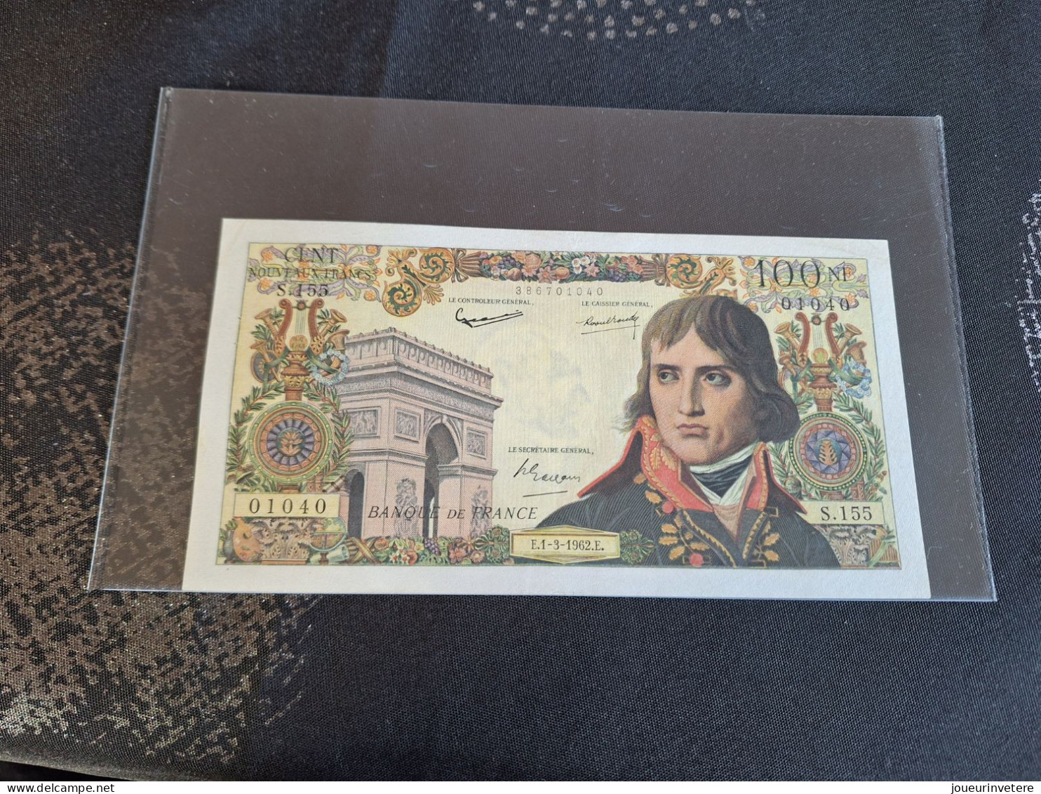 Billet 100 Nouveau Franc Bonaparte 1962 Spl Avec Certificat D'authenticité - Andere - Europa