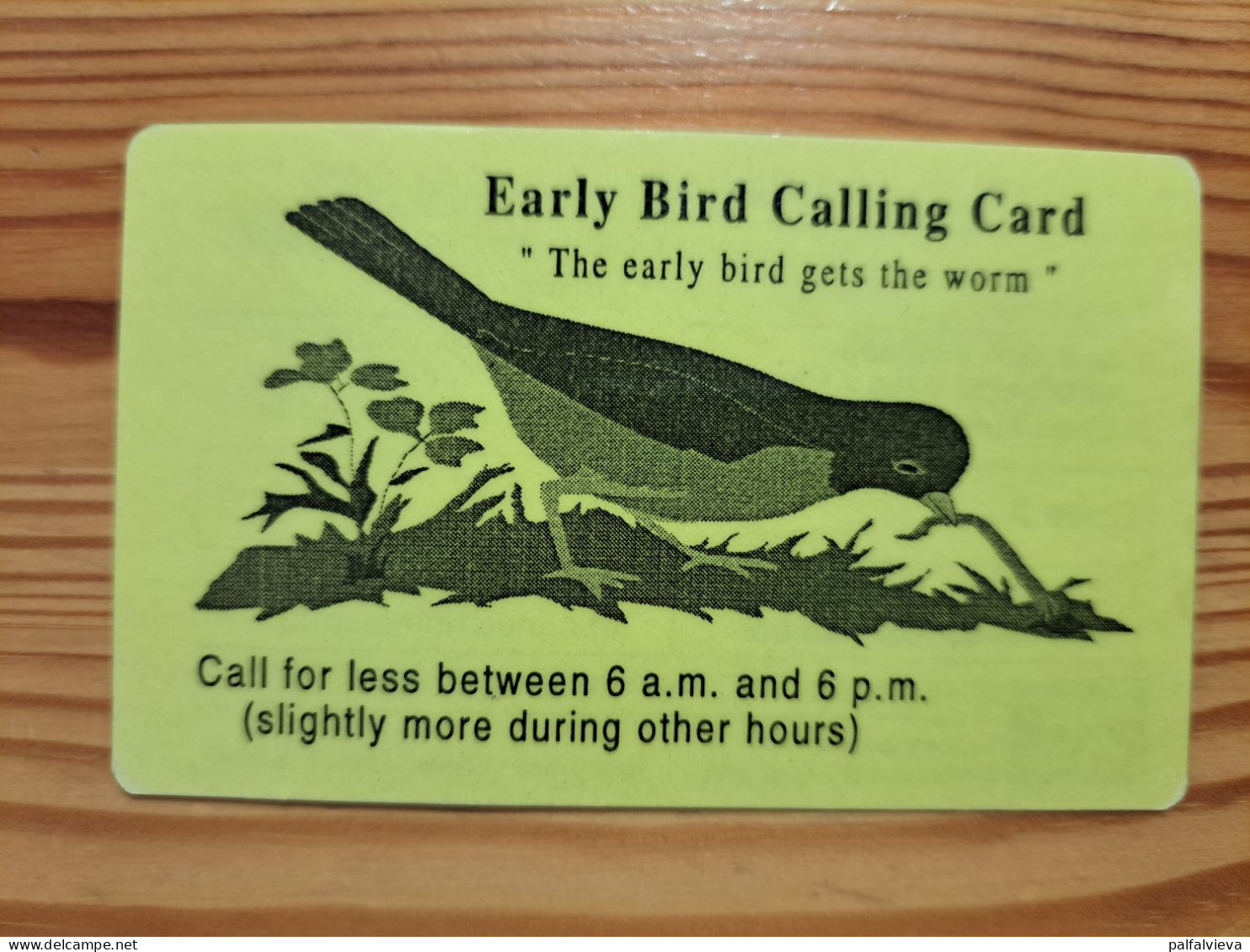 Prepaid Phonecard Netherlands, World X Change, Early Bird Calling Card, Exp: Feb. 2000. - [3] Sim Cards, Prepaid & Refills