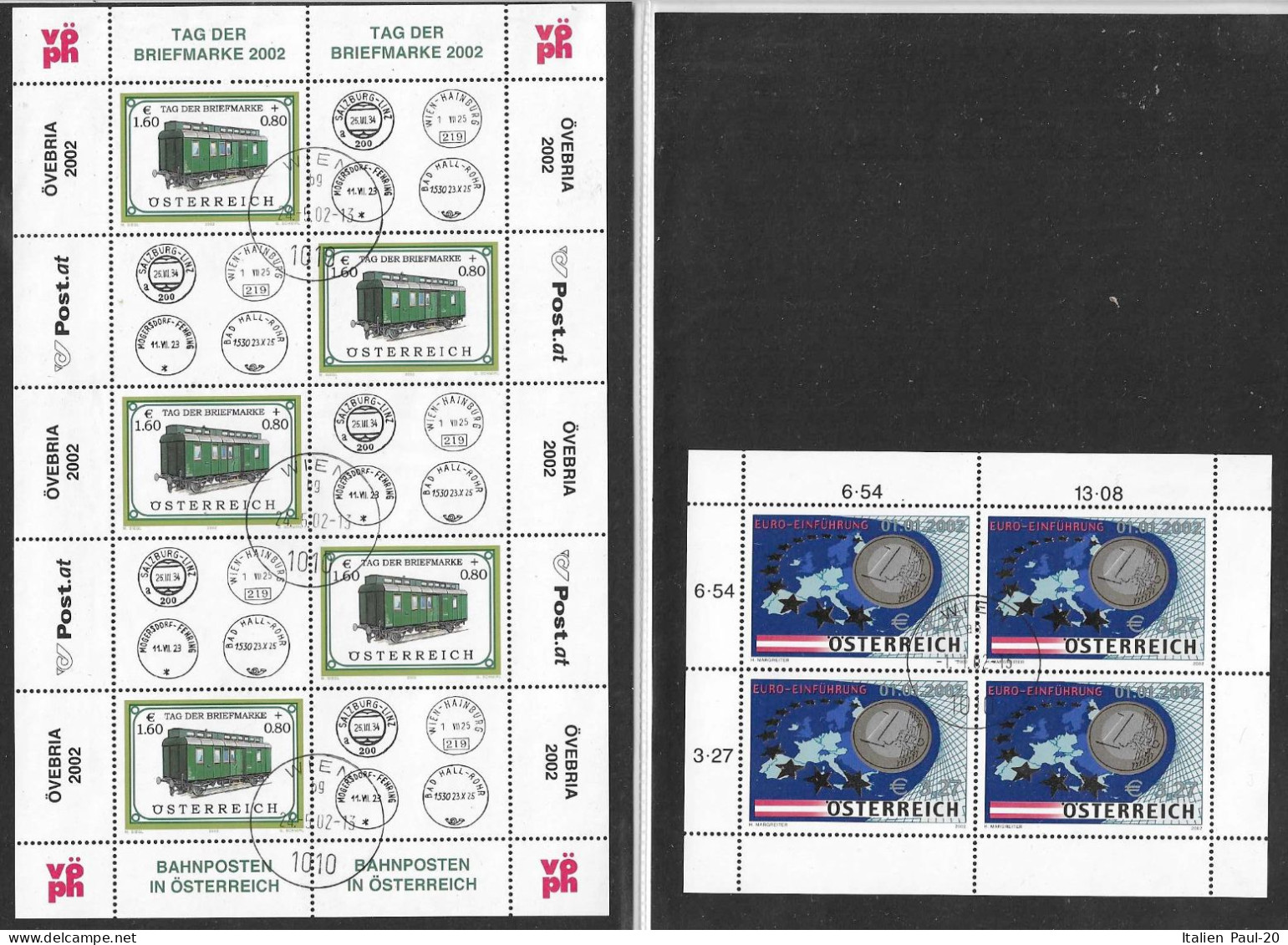 Österreich - Selt./gest. Bessere KB Aus 2002 - Michel 2368 Und 2380! - Usados