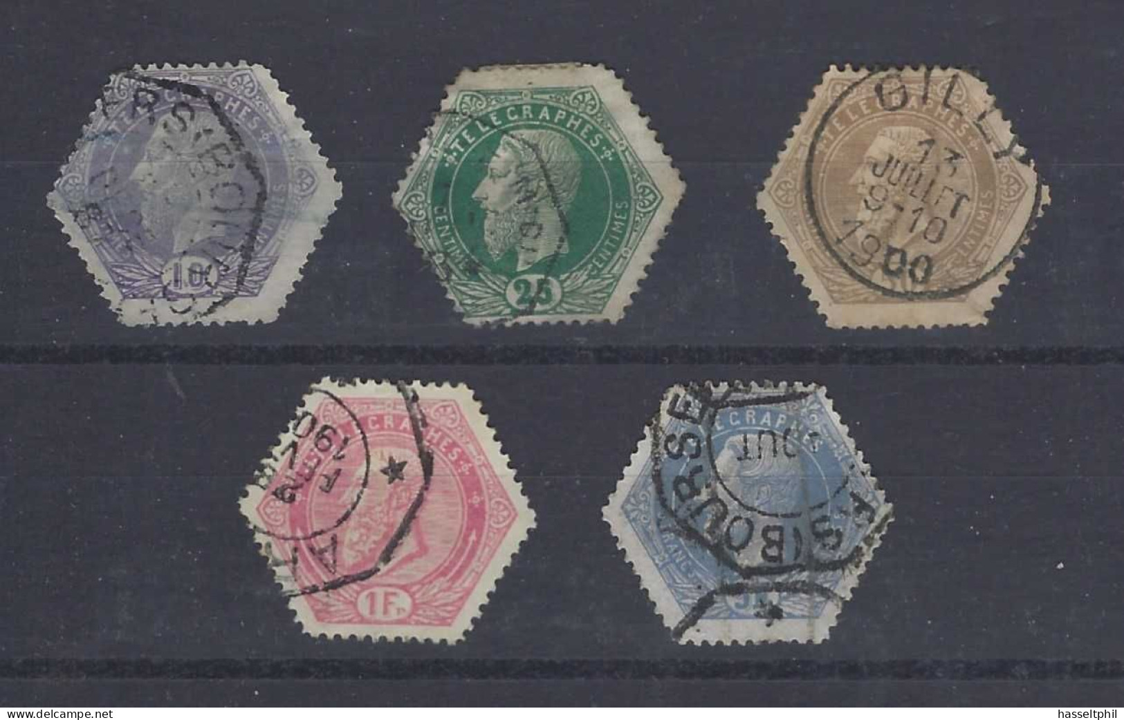 Belgie - Belgique TG3/7 - Gestempeld - Obliteré - Timbres Télégraphes [TG]