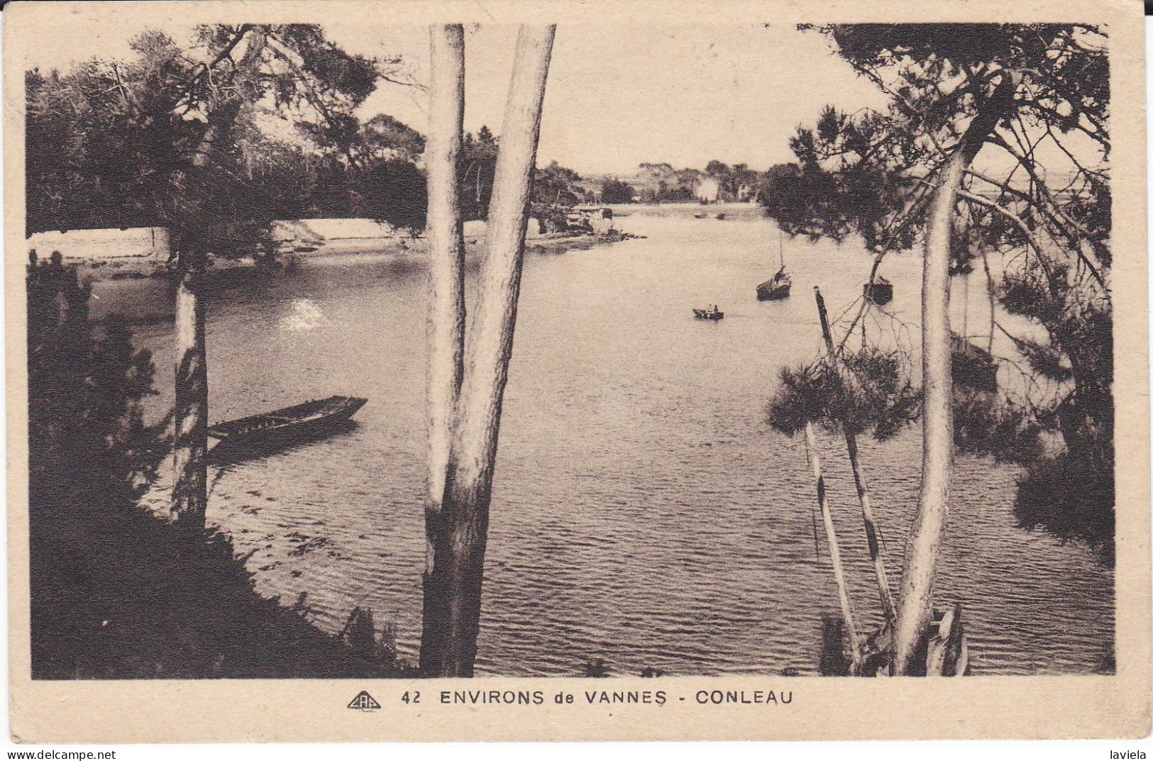 56 CONLEAU - Environs De Vannes - Circulée 1945 - Vannes