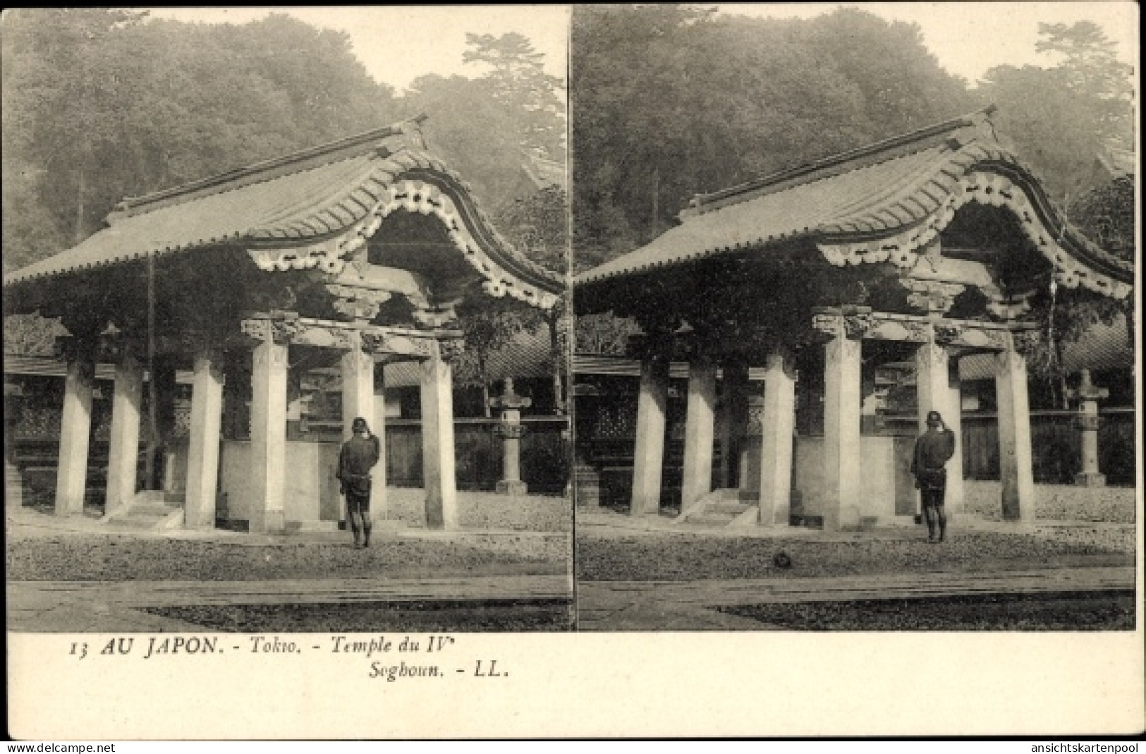 Stereo CPA Tokio Tokio Japan, IV Soghoun-Tempel - Andere & Zonder Classificatie