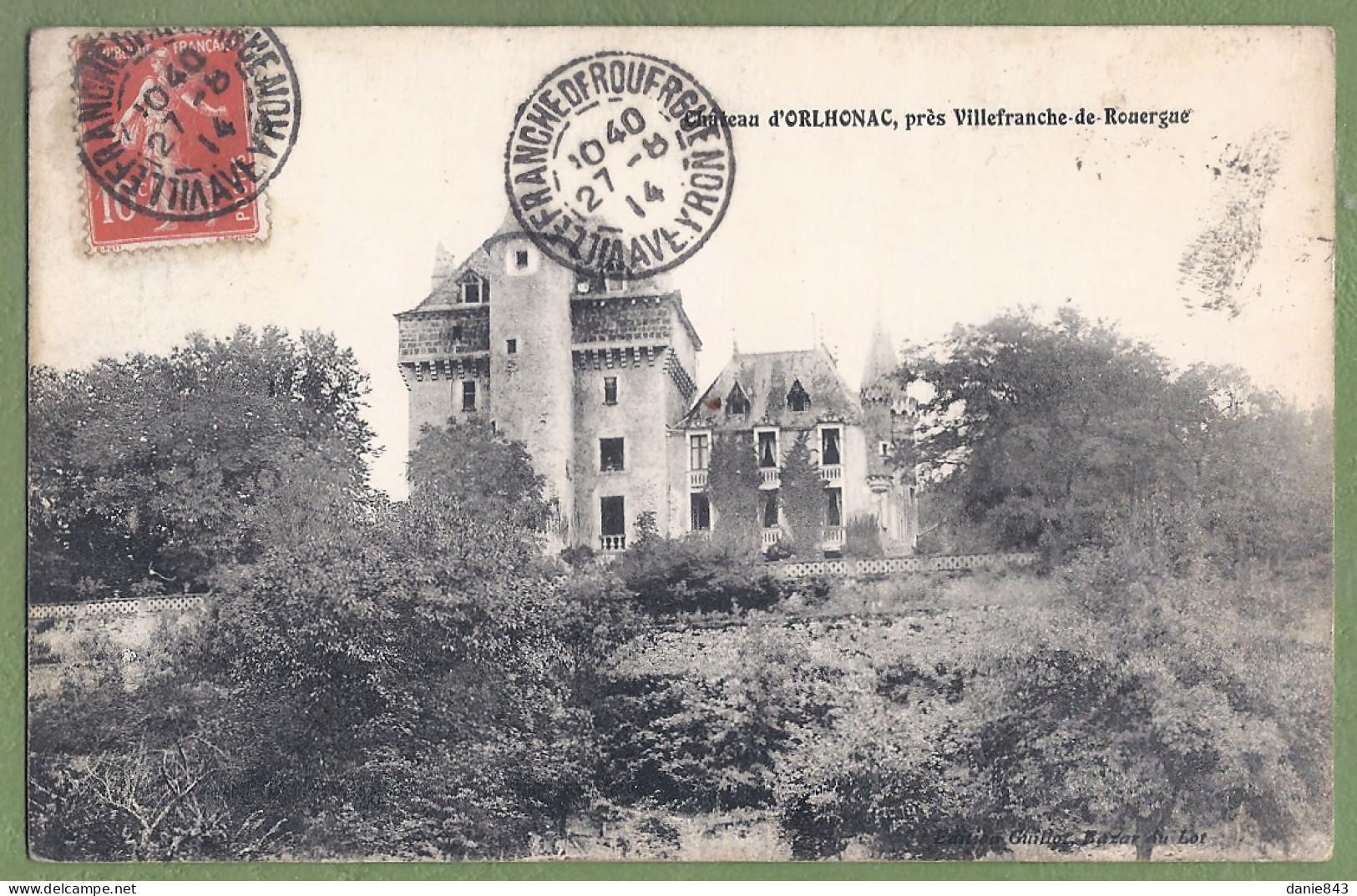 CPA  - AVEYRON - CHATEAU D'ORLHOGNAC PRES DE VILLEFRANCHE DE ROUERGUE - Other & Unclassified