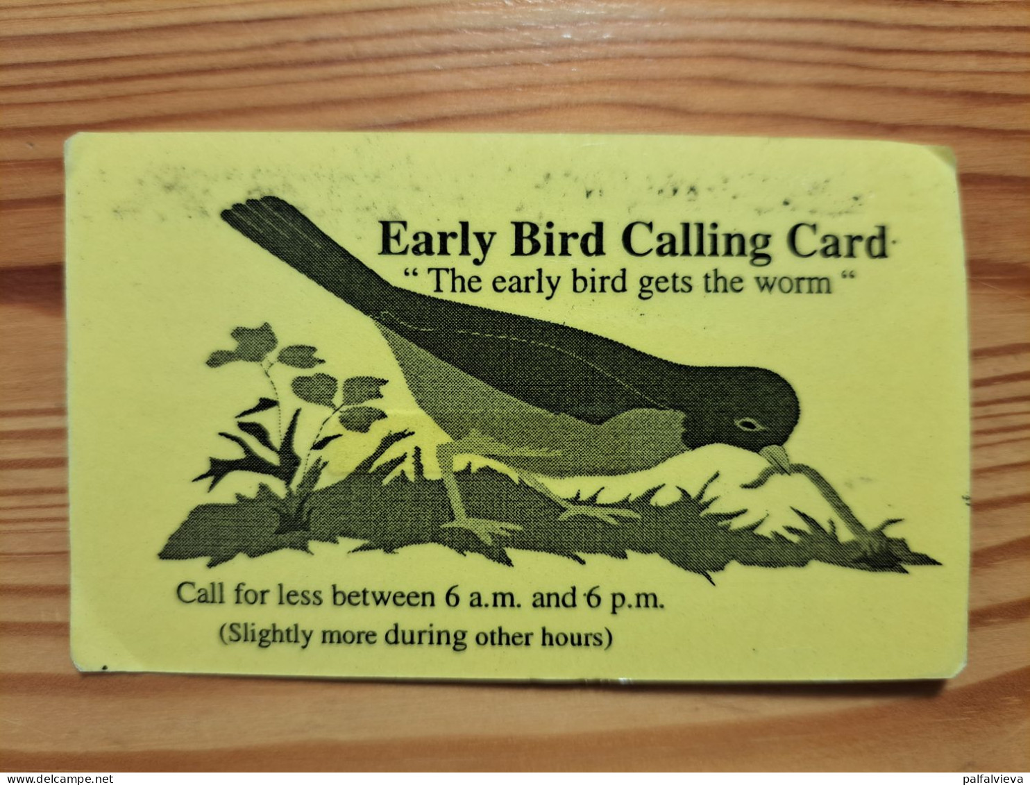 Prepaid Phonecard Netherlands, World X Change, Early Bird Calling Card, Exp: Oct, 1999. - Cartes GSM, Prépayées Et Recharges