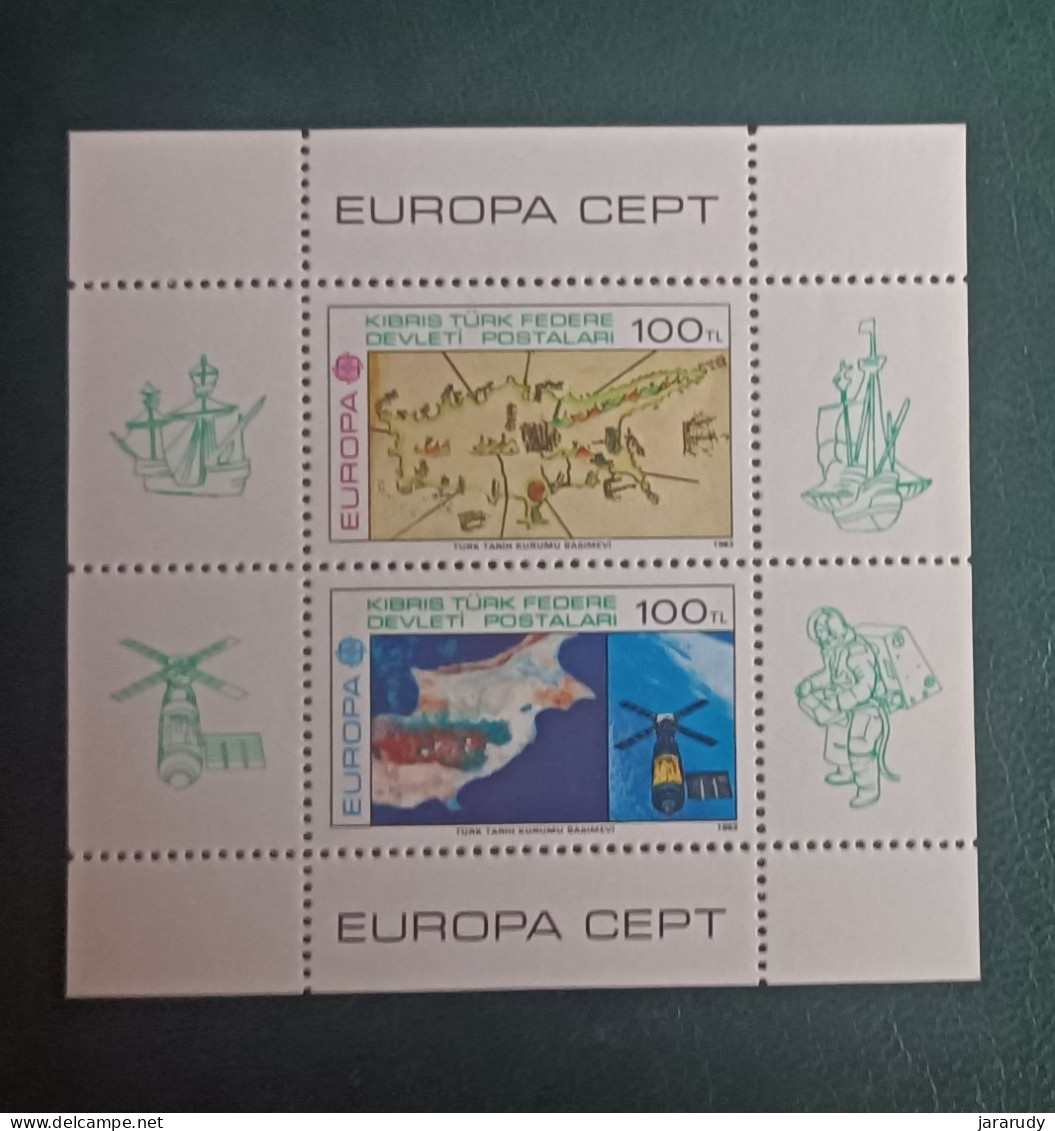 CHIPRE TURCO EUROPA CEPT 1983 Yv BF 4 MNH - Nuevos