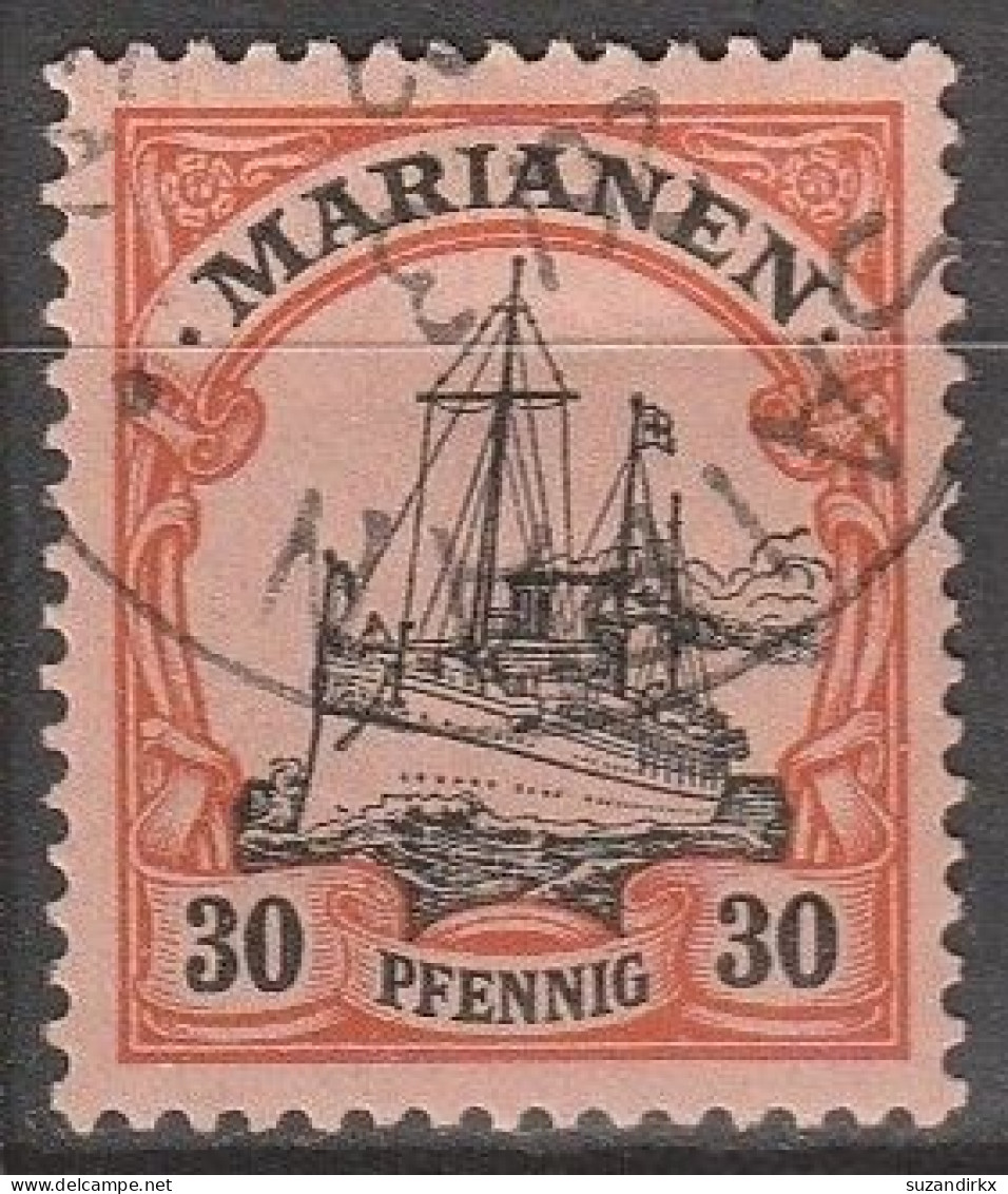 Marianen   .    Michel   .   12      .     O     .      Gestempelt - Isole Marianne