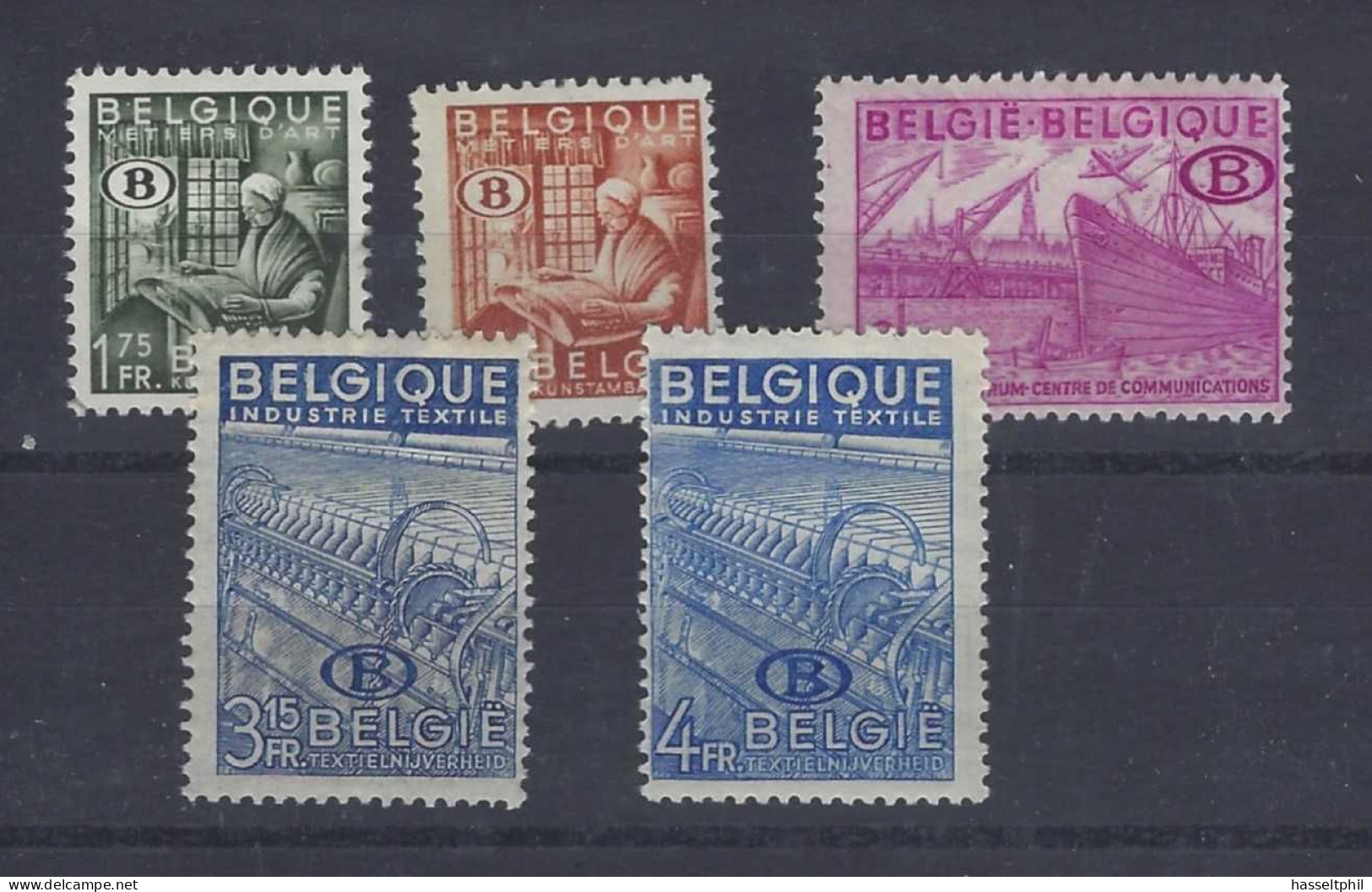 Belgie - Belgique S42/46 - Plakker - Charnière - Neufs