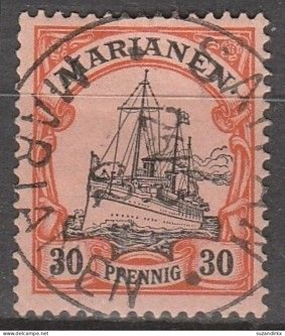 Marianen   .    Michel   .   12      .     O     .      Gestempelt - Isole Marianne