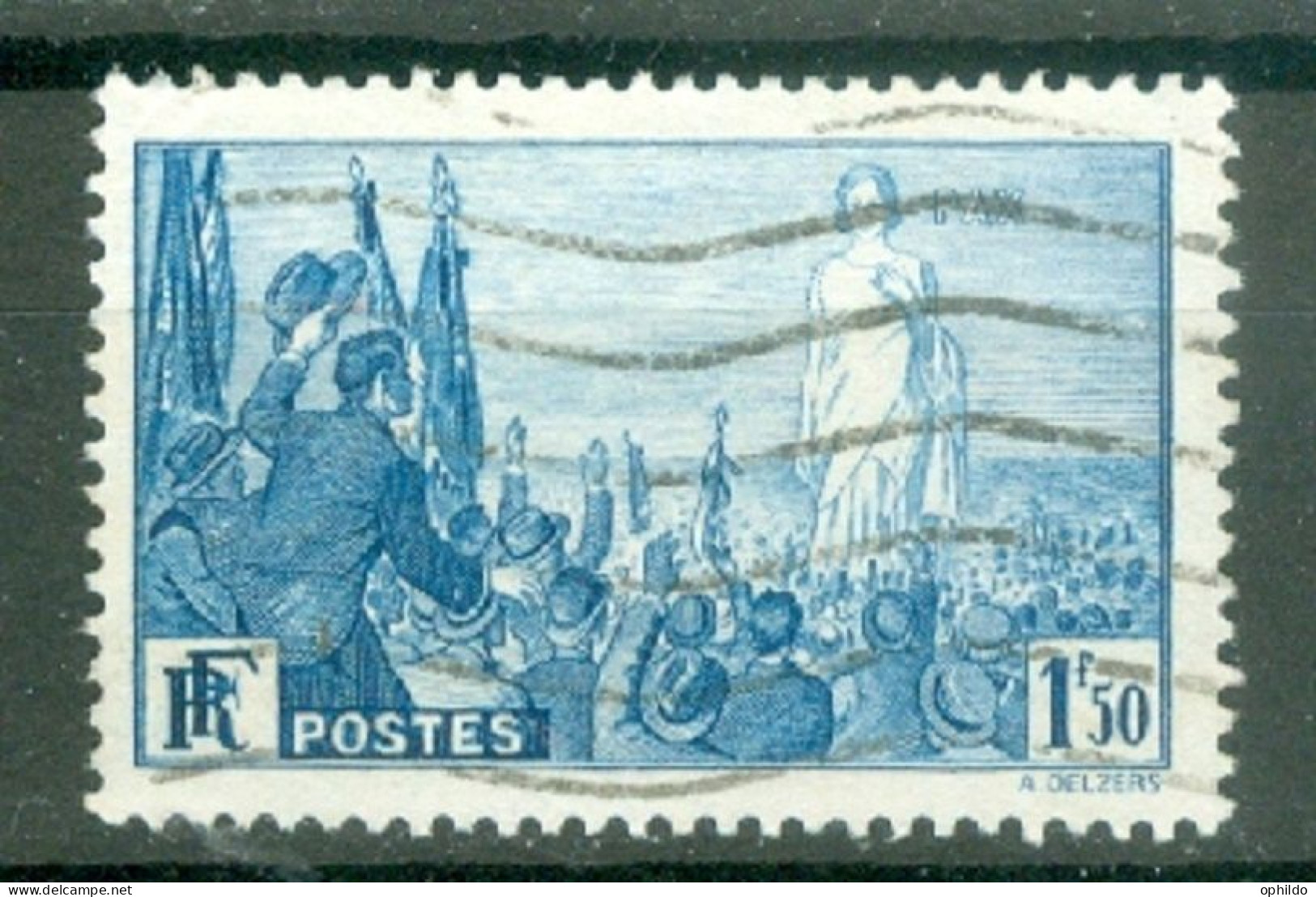 France Yv 328 Ob TB  - Used Stamps