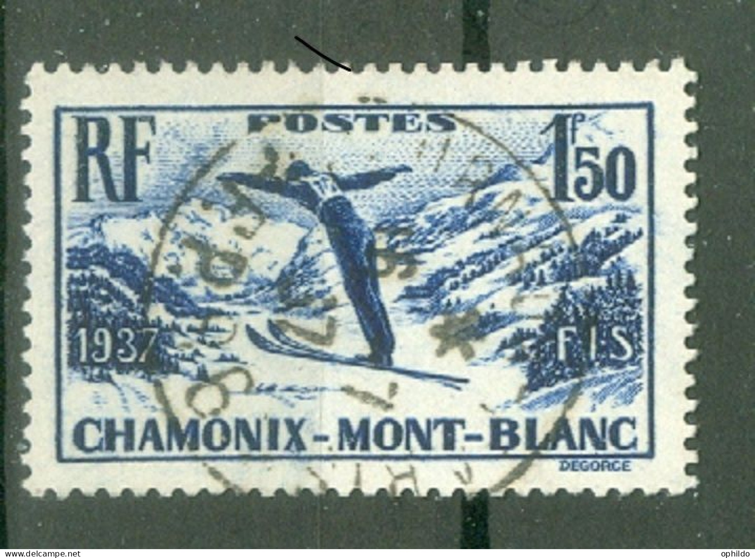 France Yv 334 Ob TB  - Used Stamps