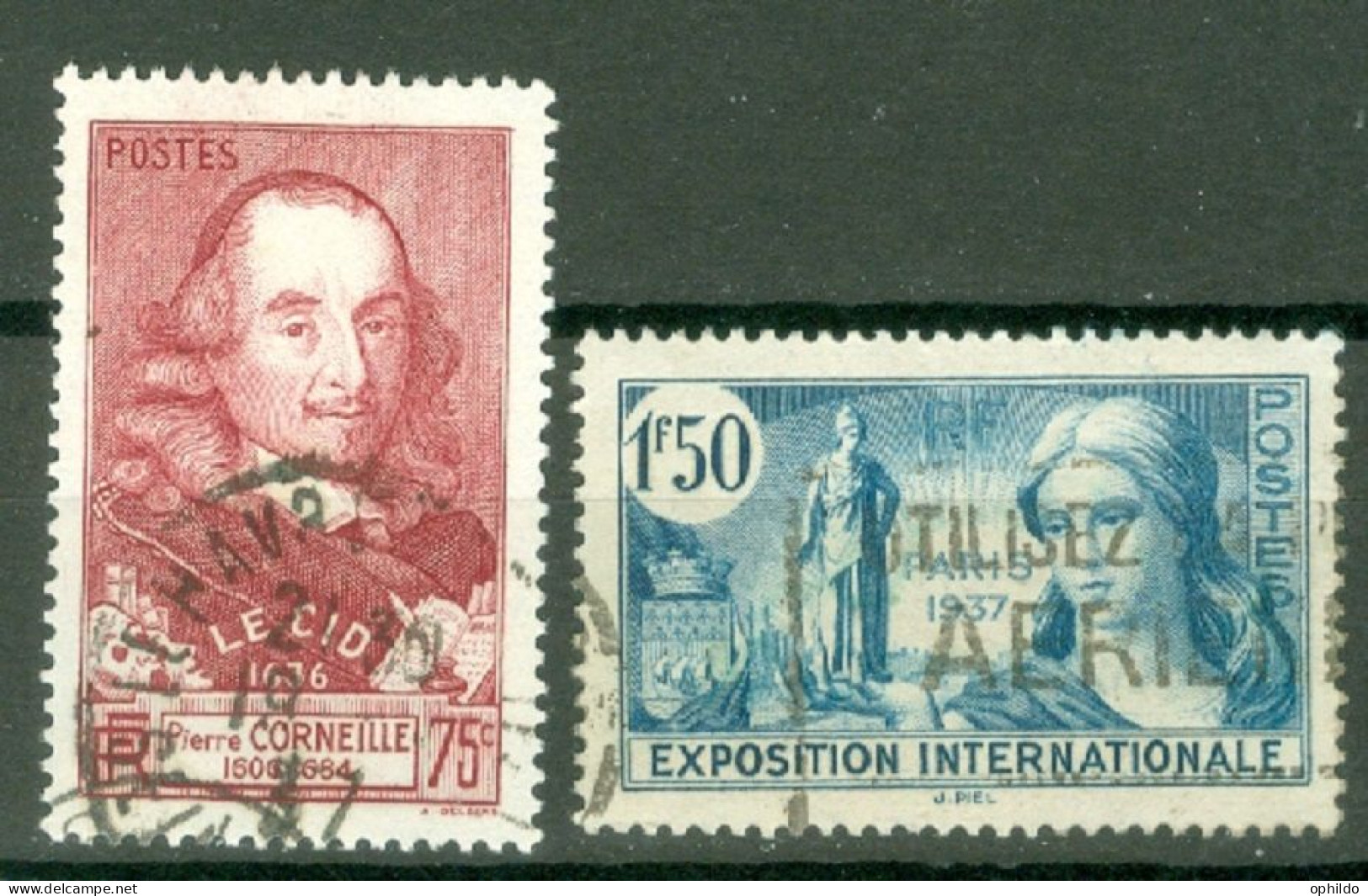 France Yv 335 Et 336  Ob TB  - Used Stamps