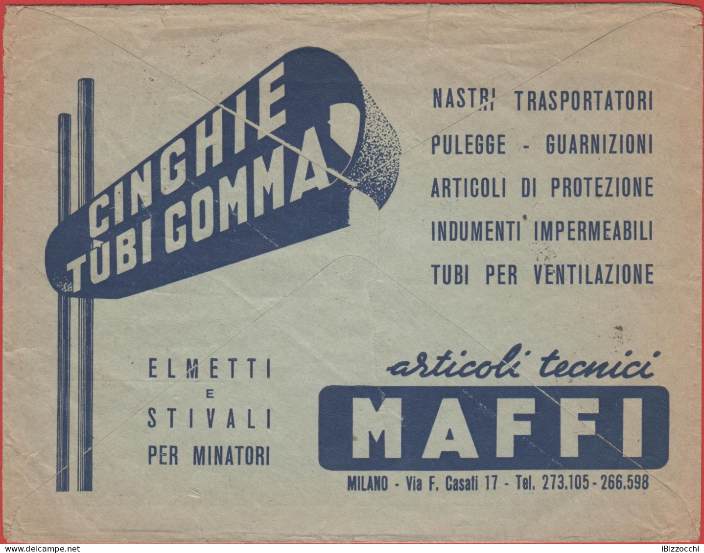 ITALIA - Storia Postale Repubblica - 1957 -  2x 5 Antica Moneta Siracusana - STAMPE - Frontespizio Danneggiato - Viaggia - 1946-60: Poststempel