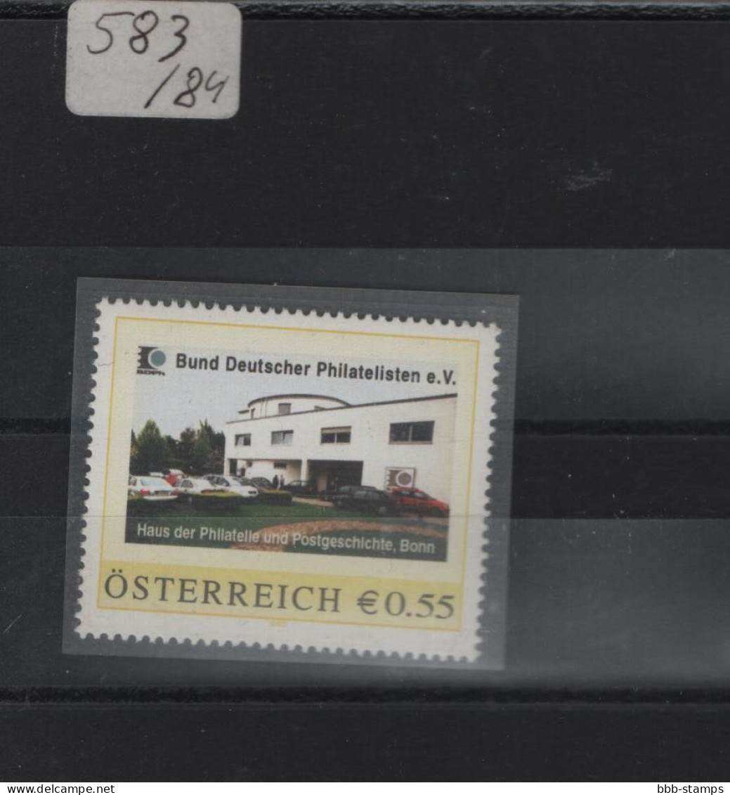 Österreich Michel Kat.Nr. Personalisierte Postfr/** 1 - Personnalized Stamps