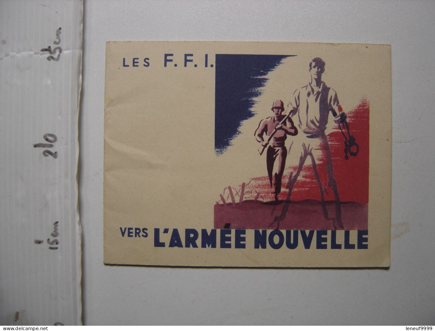 WW2 Flugblatt Tract Propagande Guerre Propaganda Leaflet WWII FFI Armee Nouvelle - 1939-45