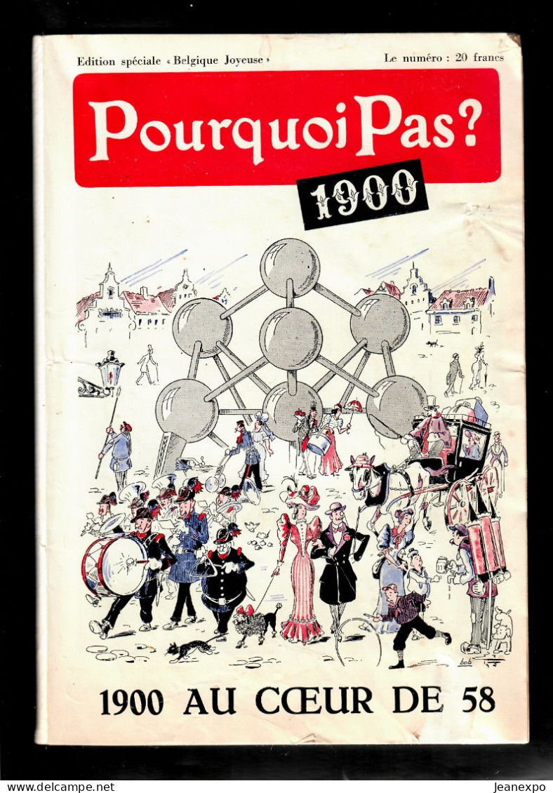 EXPO 58. Wereldtentoonstelling 1958. Pourqoui Pas. Edition Spéciale. Belgique Joyeuse - Collezioni