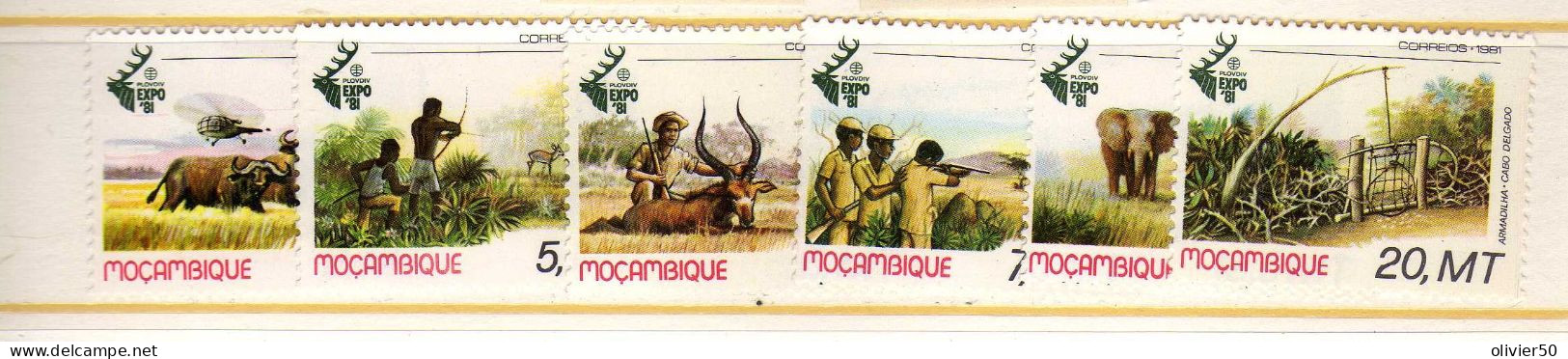 Mozambique - 1981 - Chasse - -  Neufs** - MNH  - - Mozambico