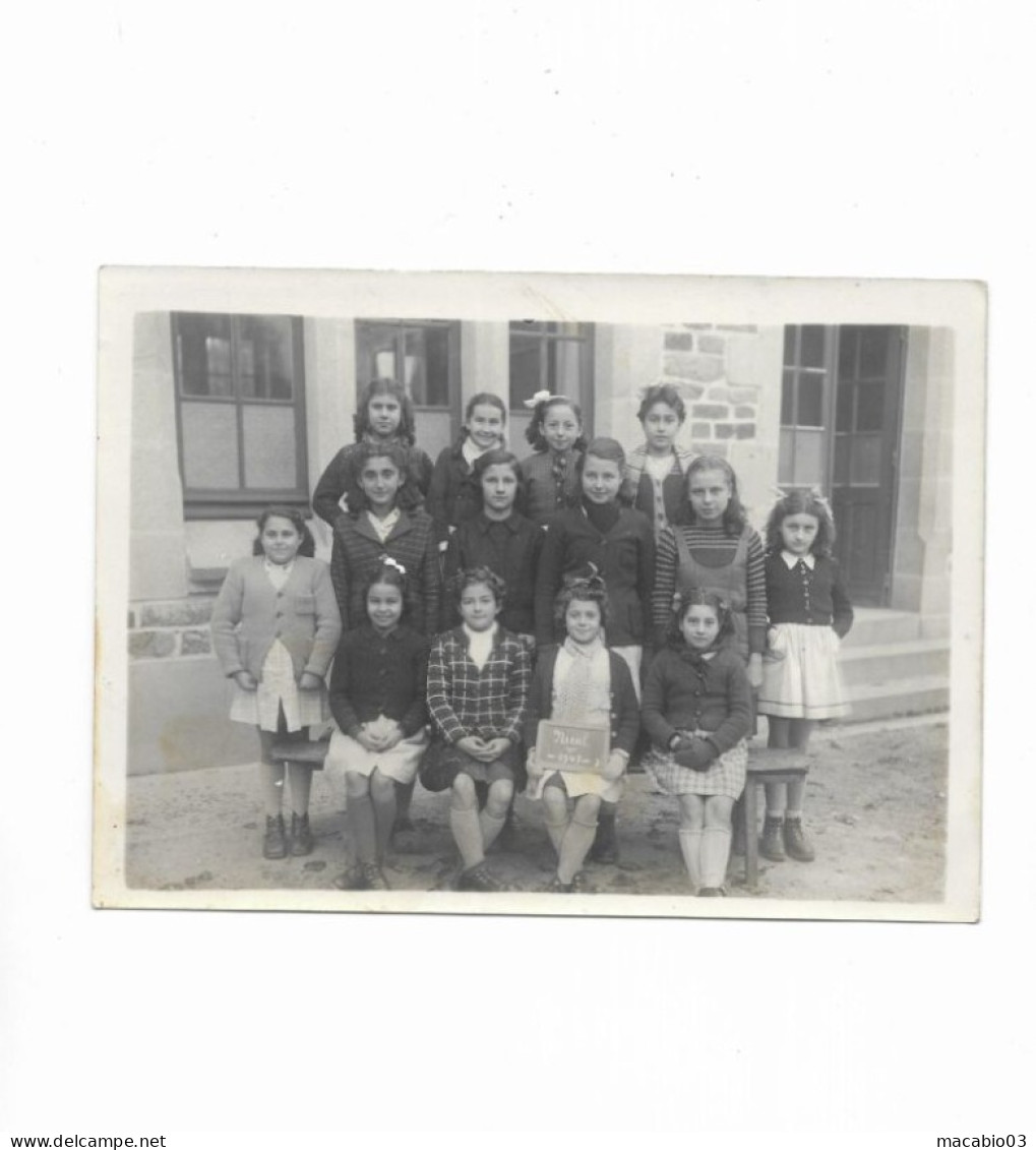 87 Haute Vienne : Nieul Photographie - Photo Originale Photo De Classe 1947 - Nieul