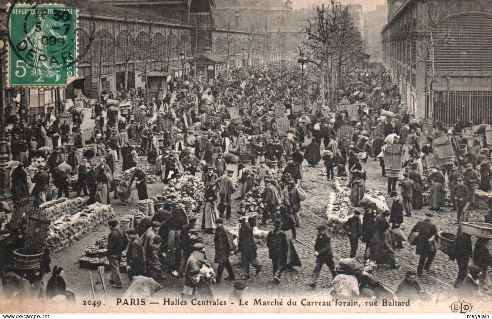 Paris : Halles Centrales, Le Marché Du Carreau Forain, Rue Baltard - Paris (01)