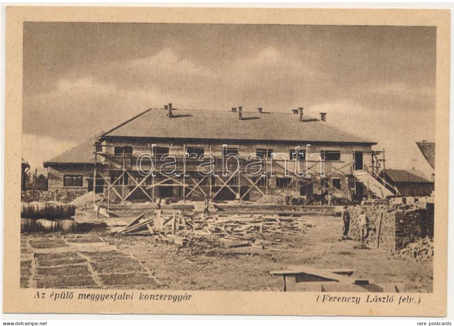 Mureseni - Construction Of The Canning Factory (1) - Romania