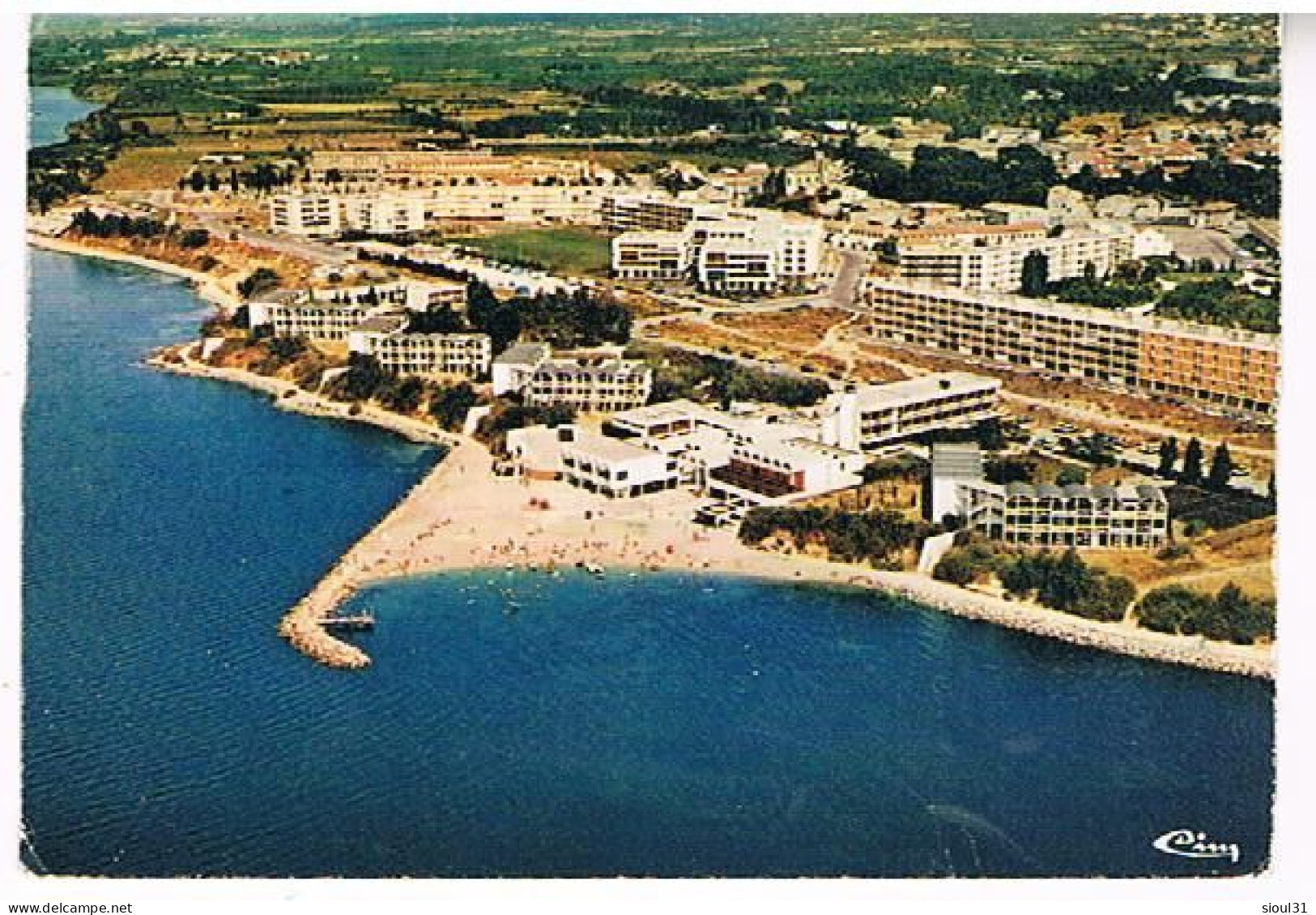 34   BALARUC LES BAINS  VUE AERIENNE    1977 - Sonstige & Ohne Zuordnung