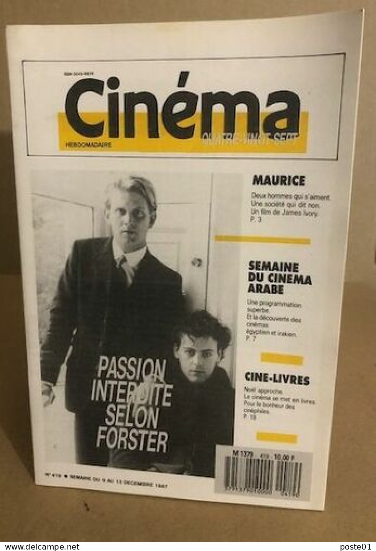 Revue Hebdomadaire De Cinéma N° 419 - Cinéma/Télévision