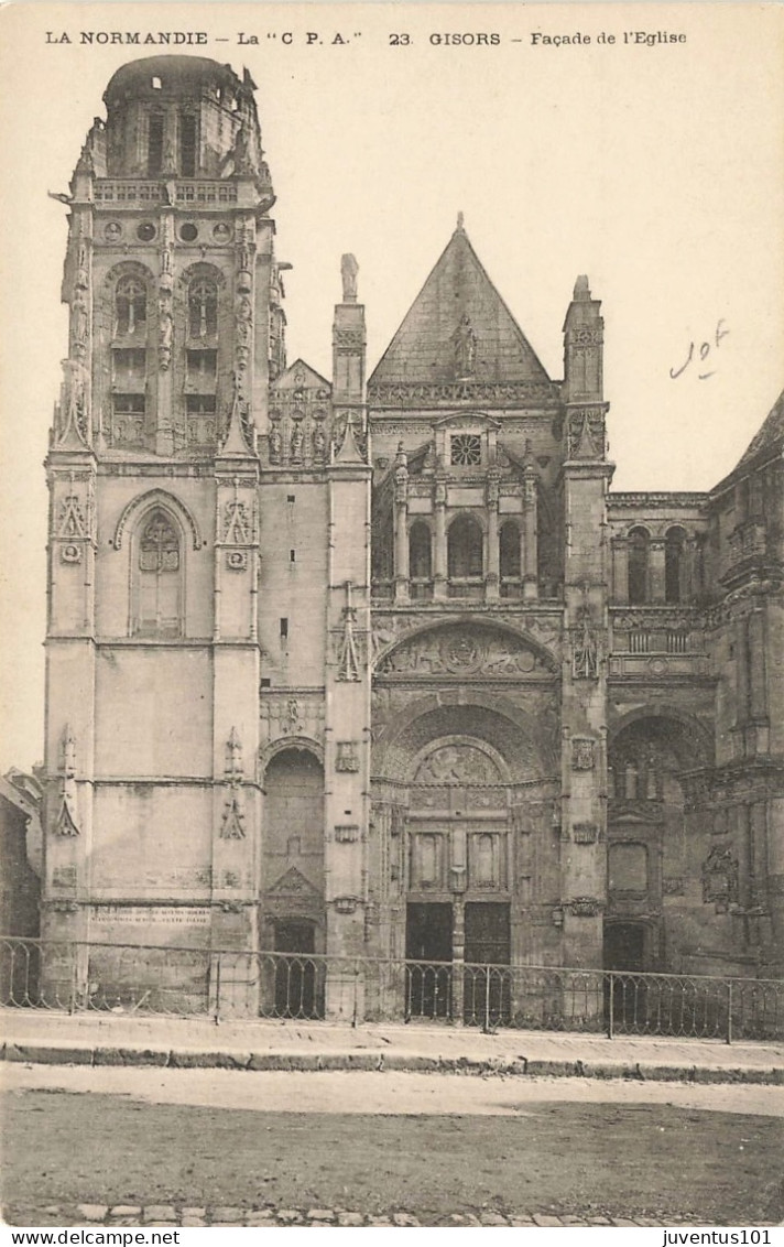 CPA Gisors-Façade De L'église-23      L2868 - Gisors