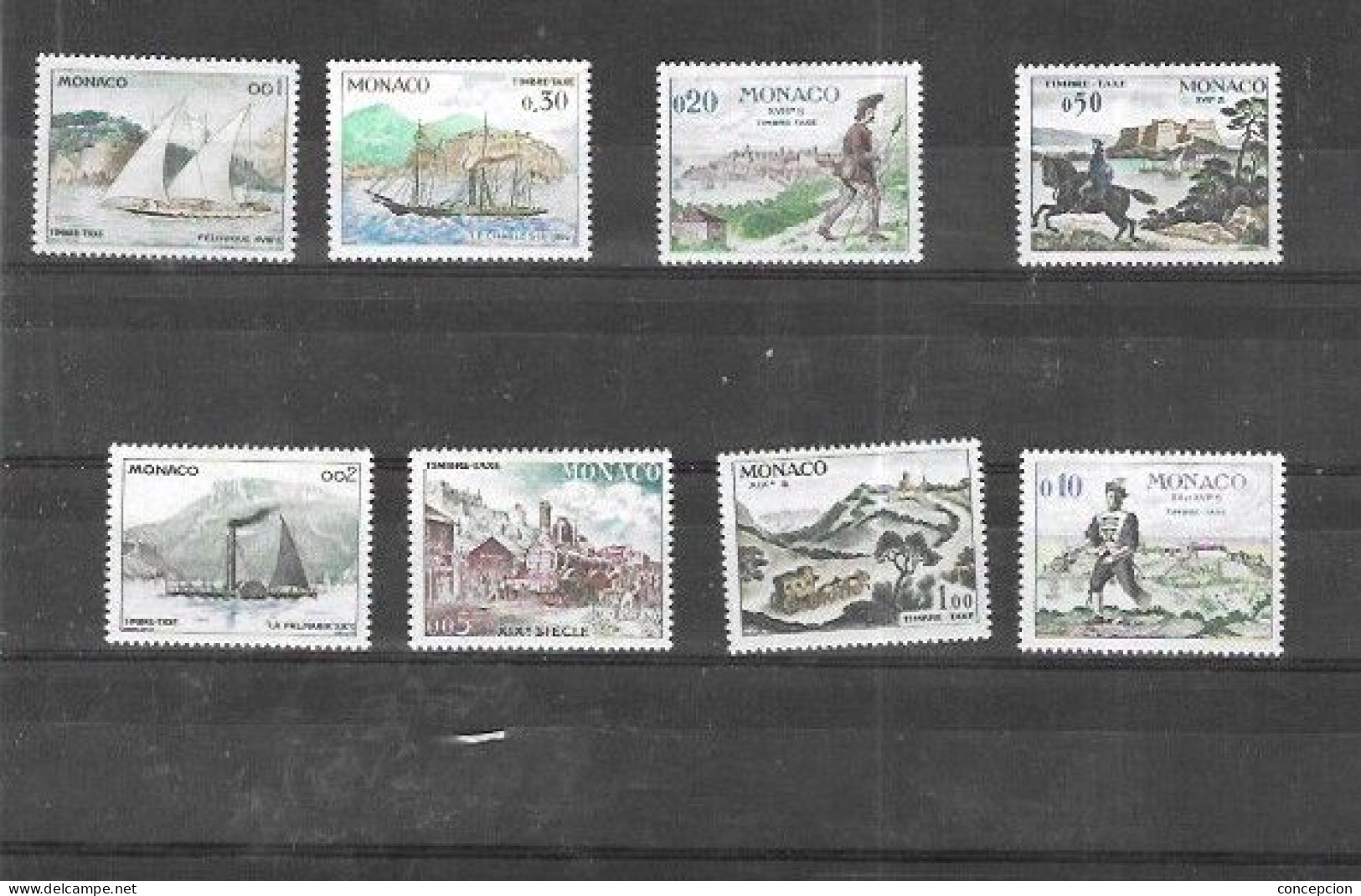 MONACO Nº 56 AL 62 TAXA - Postage Due