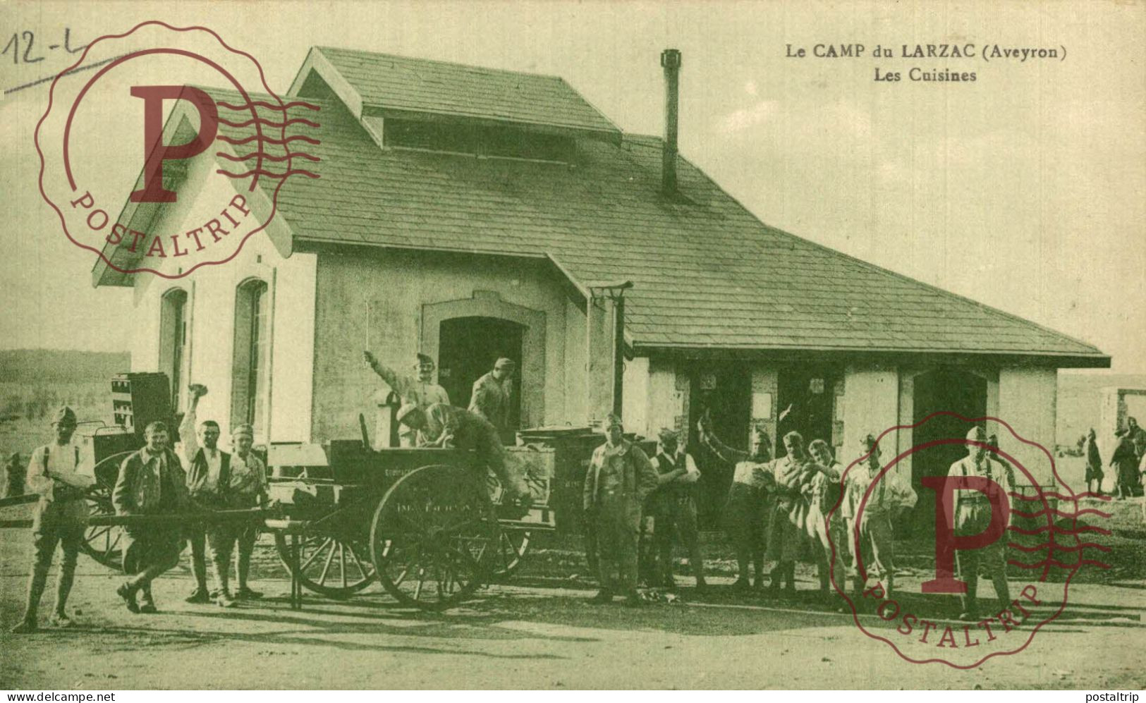 LE CAMP DU LARZAC . LES CUISINES. LAS COCINAS MILITAR. MILITAIRE - Barracks