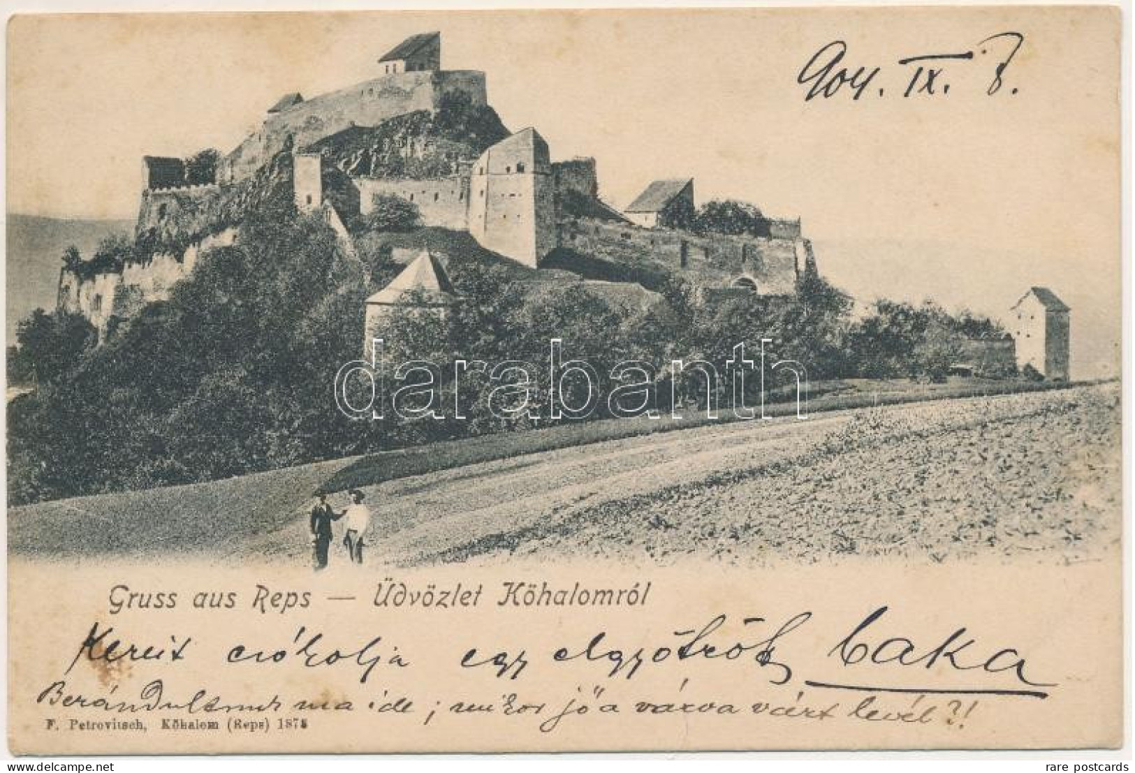 Rupea 1904 - Castle - Rumania