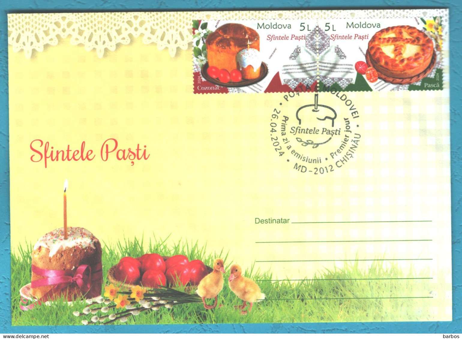 Moldova , 2024 , Holy Easter ,Privat FDC - Moldawien (Moldau)