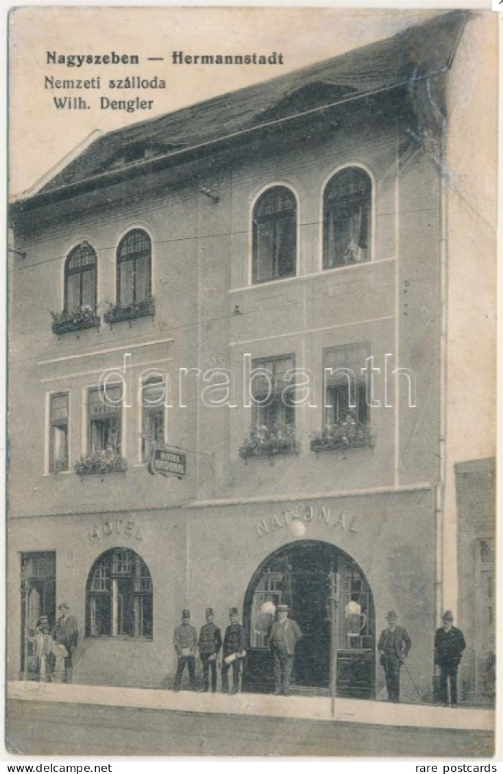 Sibiu 1914 - National Hotel - Roumanie