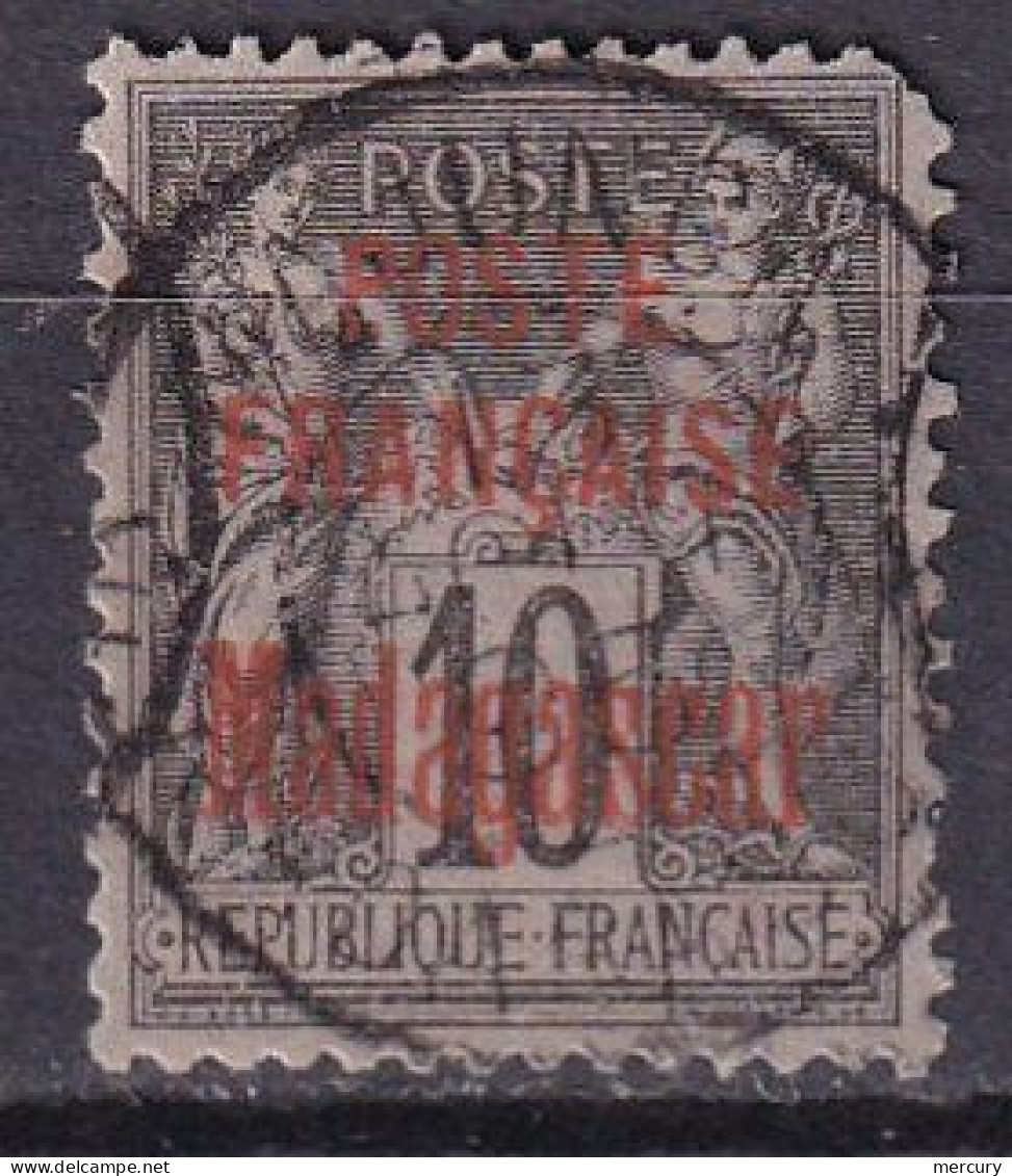 MADAGASCAR -10 C. POSTE FRANCAISE  - Gebraucht