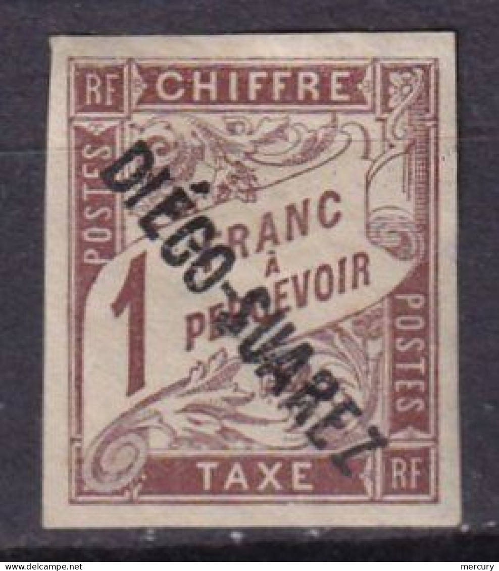 DIEGO-SUAREZ - 1 F. Taxe Marron FAUX - Unused Stamps